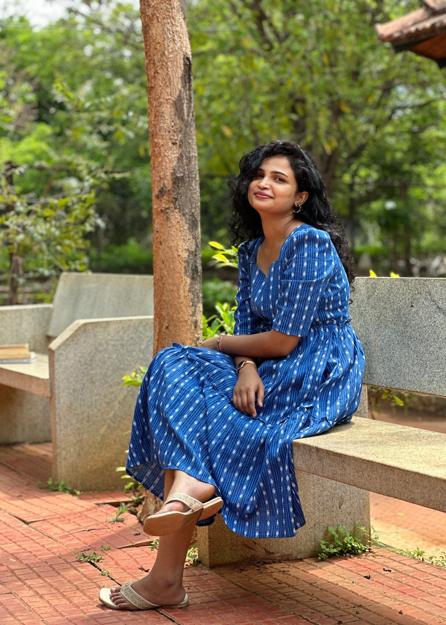 Bluebell Cotton Midi dress