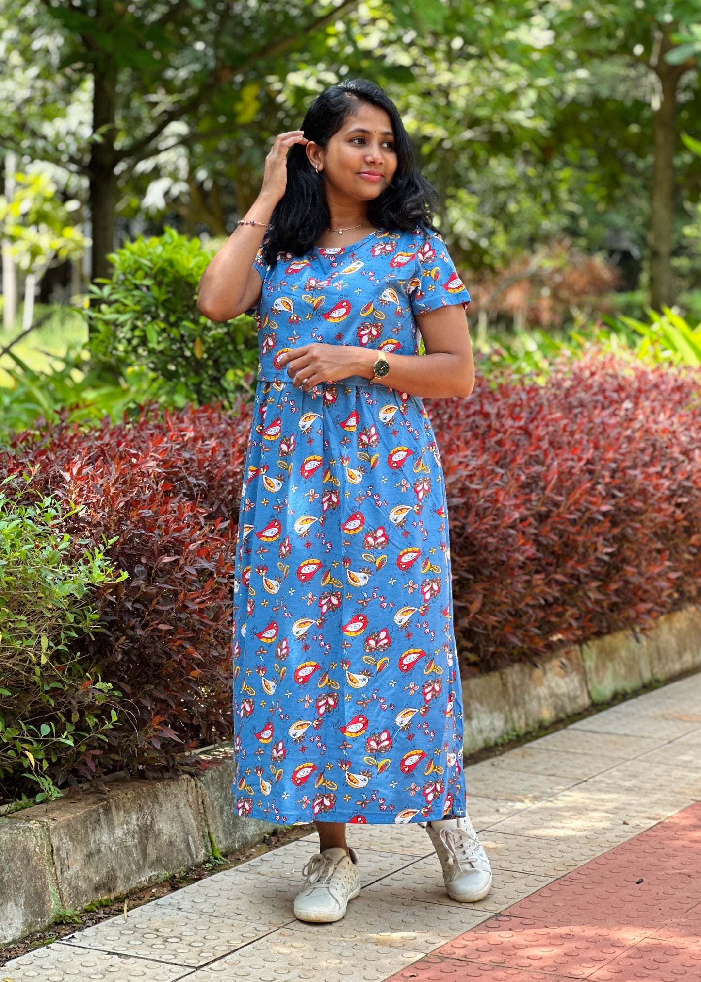 Blue tweets Maternity & Feeding Loungewear