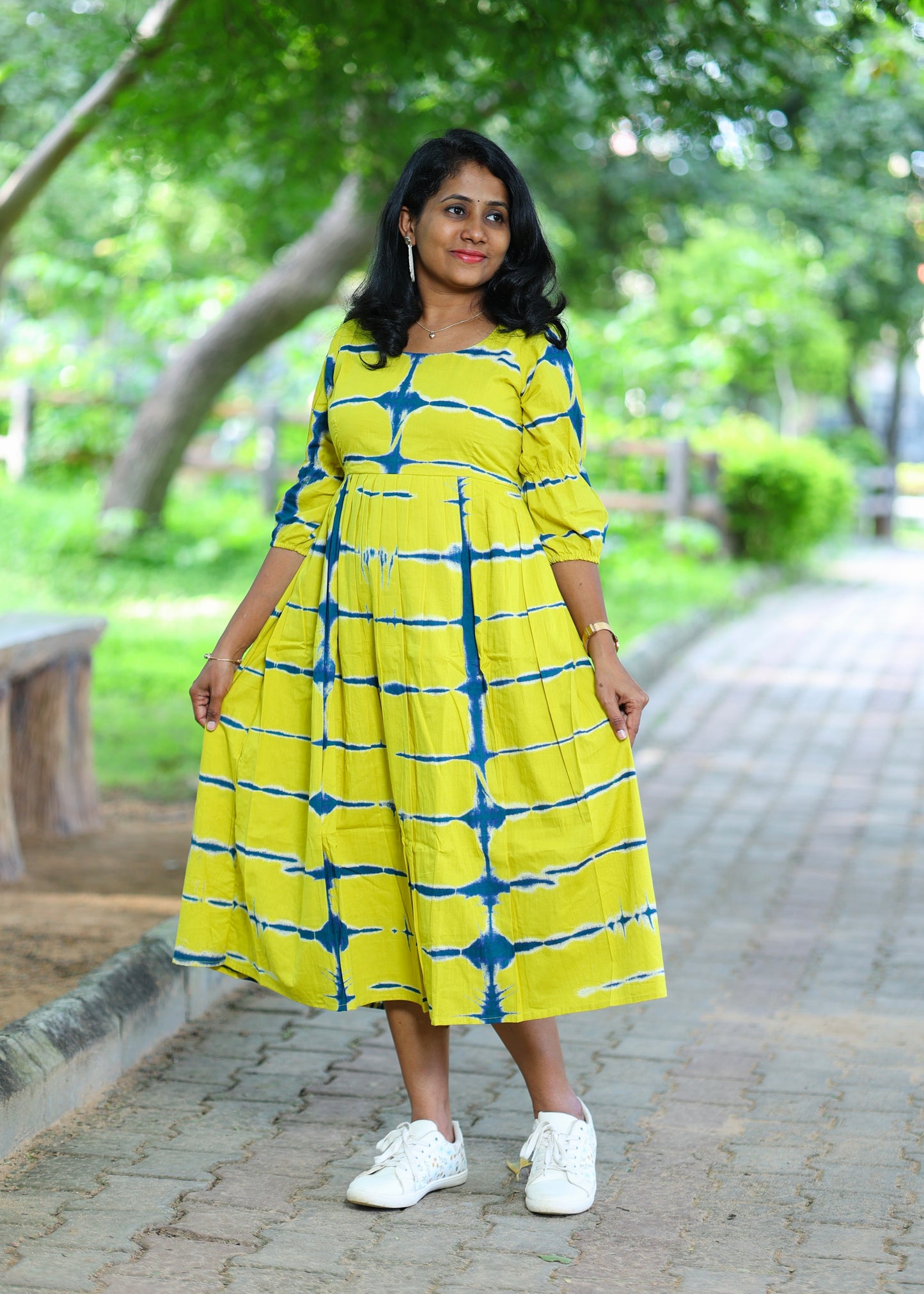 Amber Waves Midi Dress