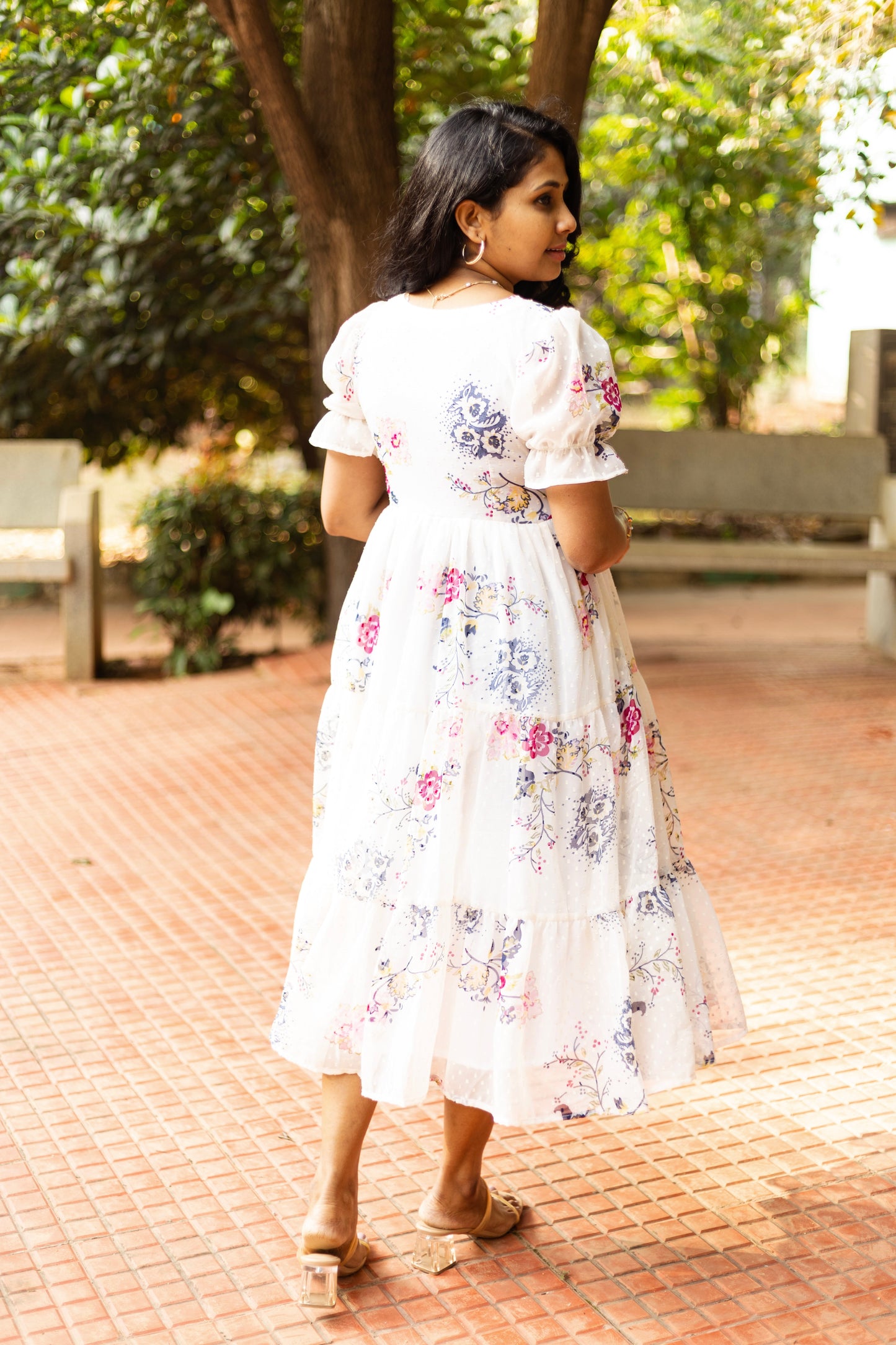 Lily Dreams 3 Tiered Georgette Dress