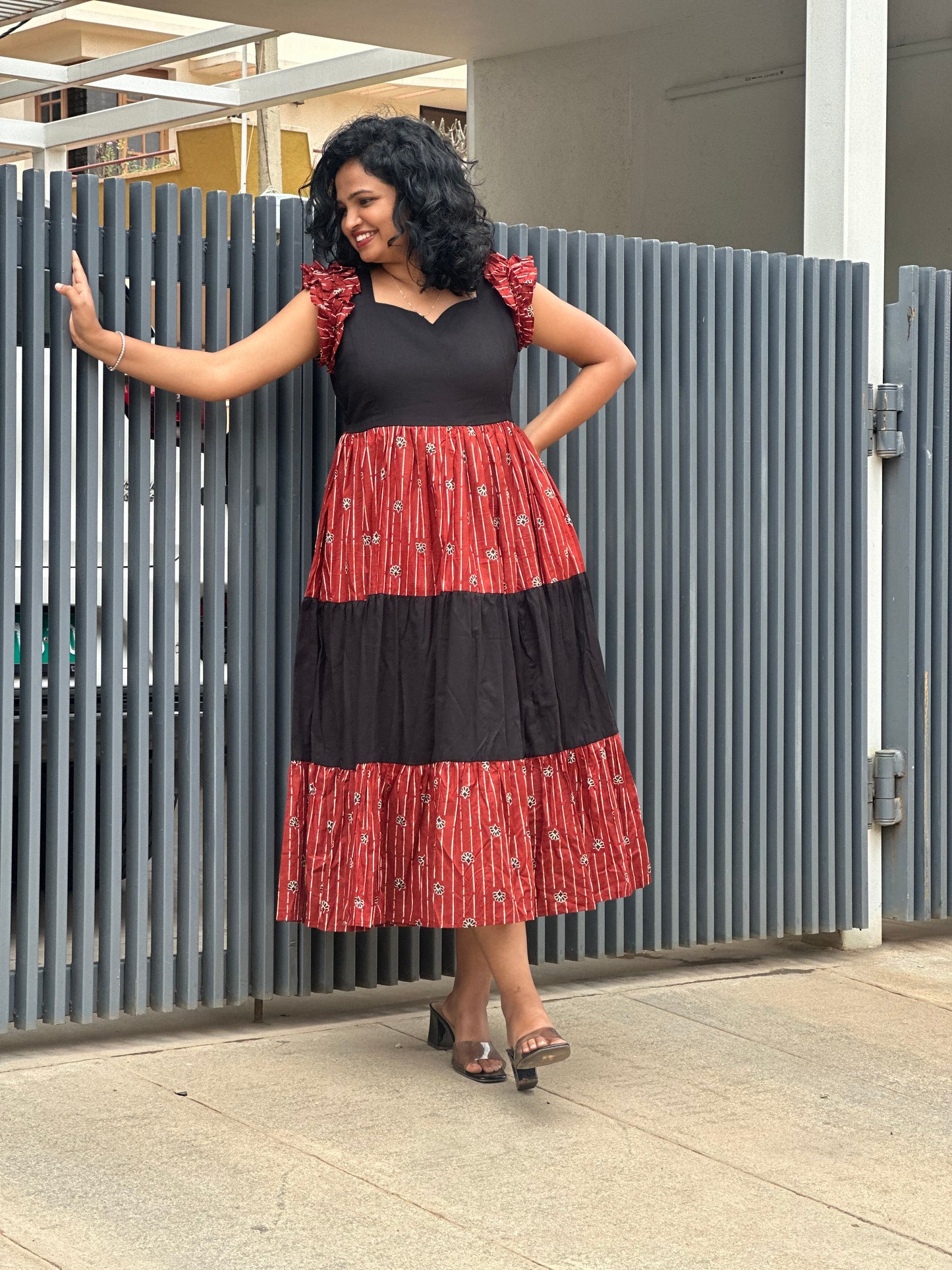Nishitha Cotton Midi Dress