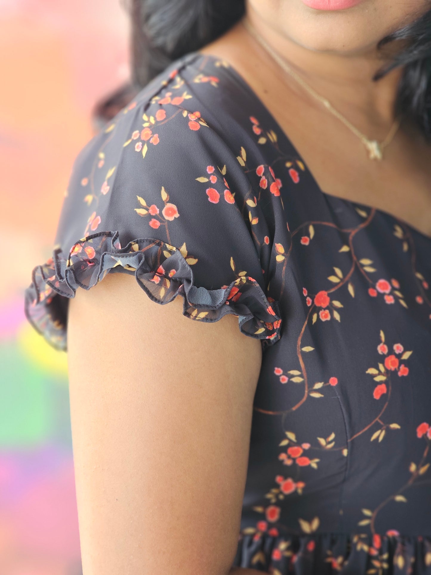 Twilight Layered Midi Dress