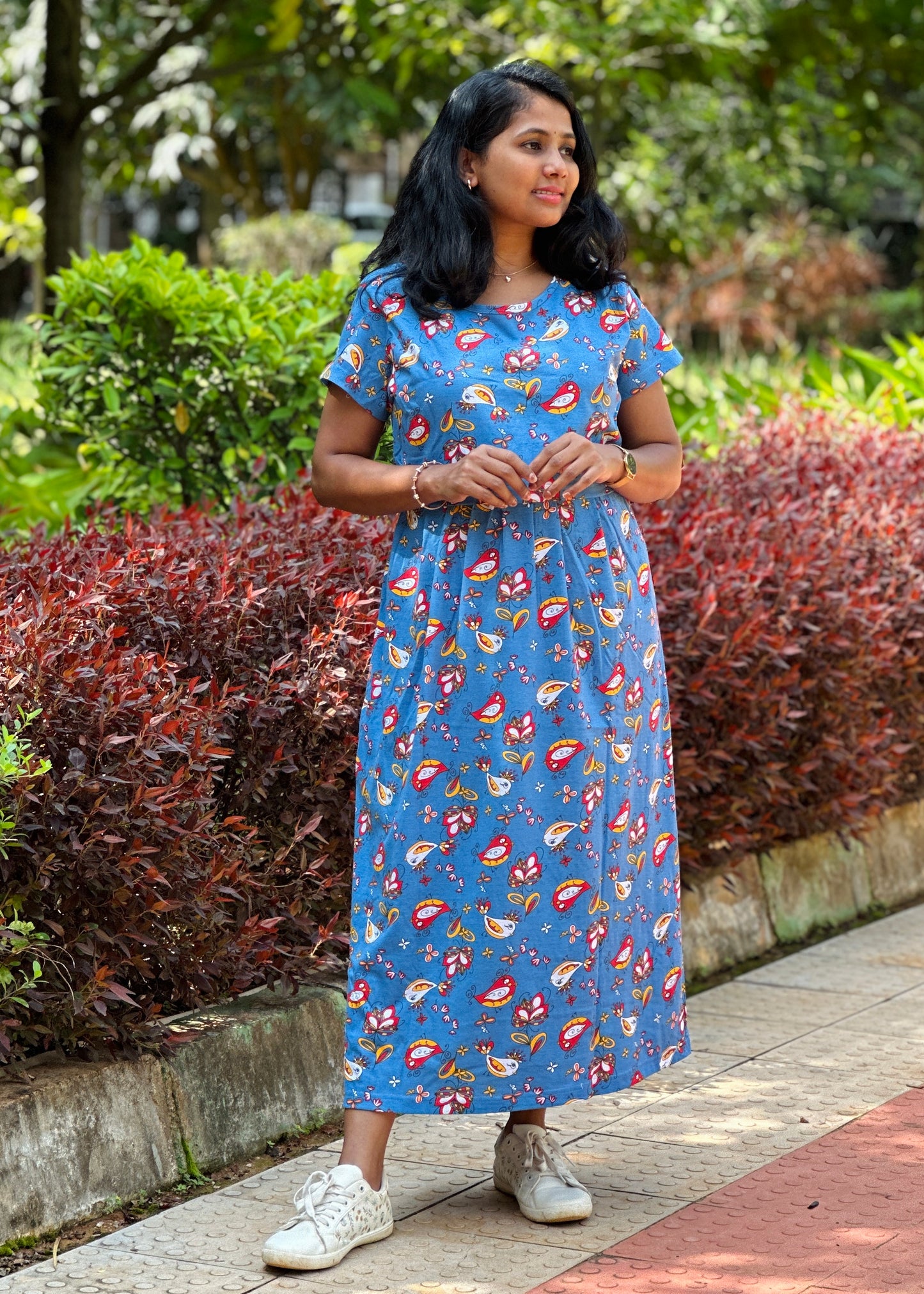 Blue tweets Maternity & Feeding Loungewear