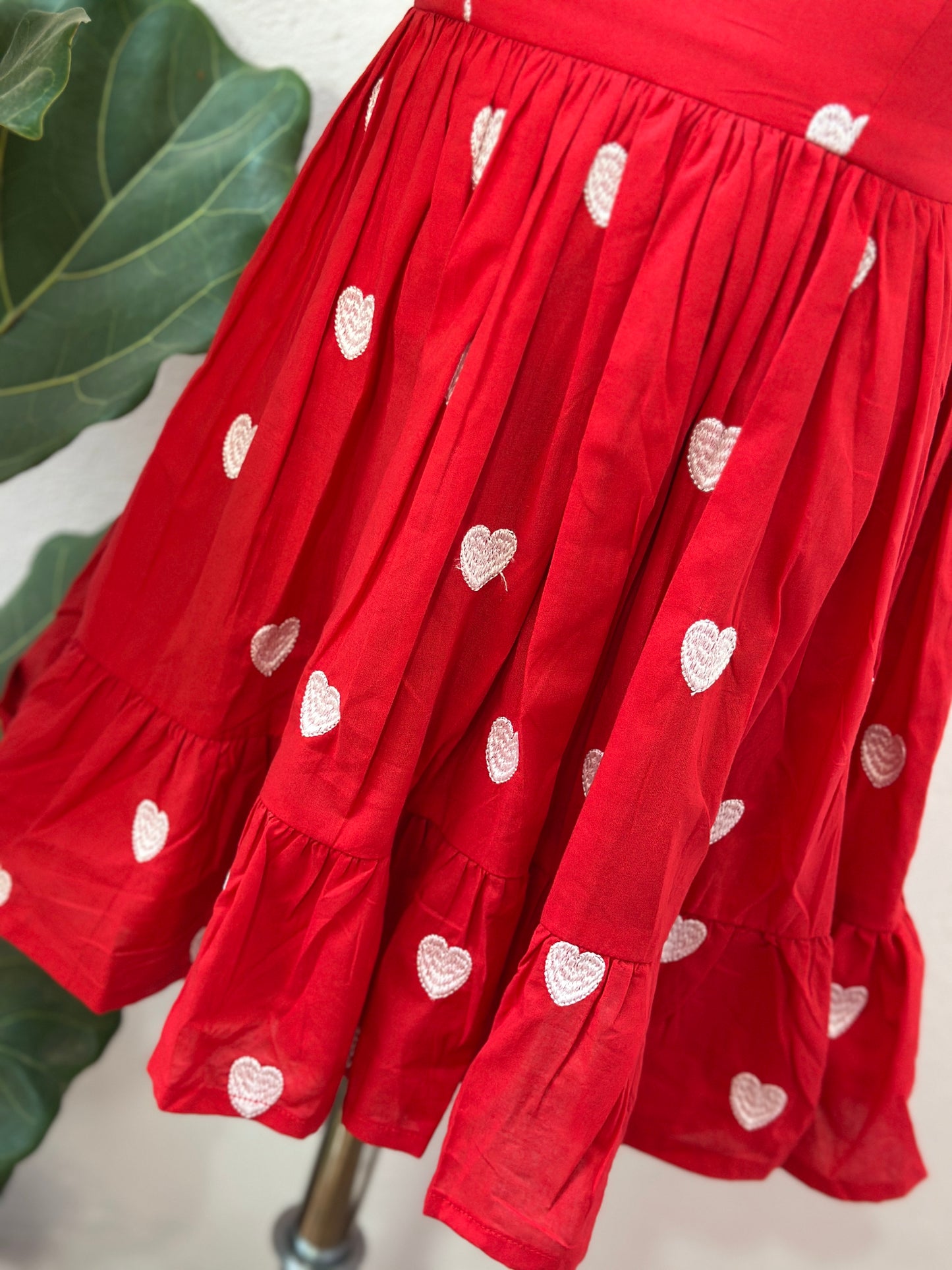 Red Heart Baby Dress(Ready to ship)