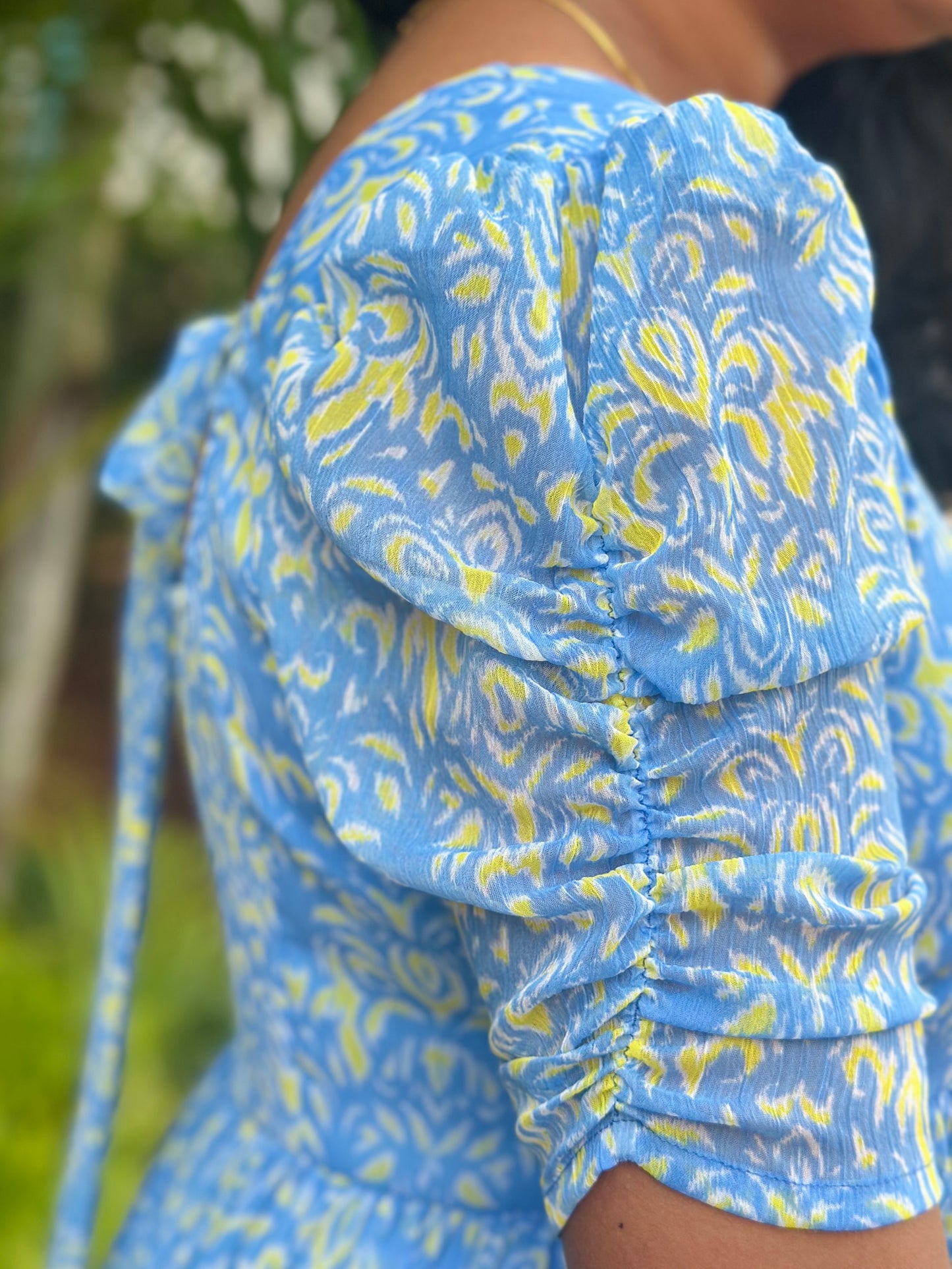 Neelima Skyblue 3 tiered Dress