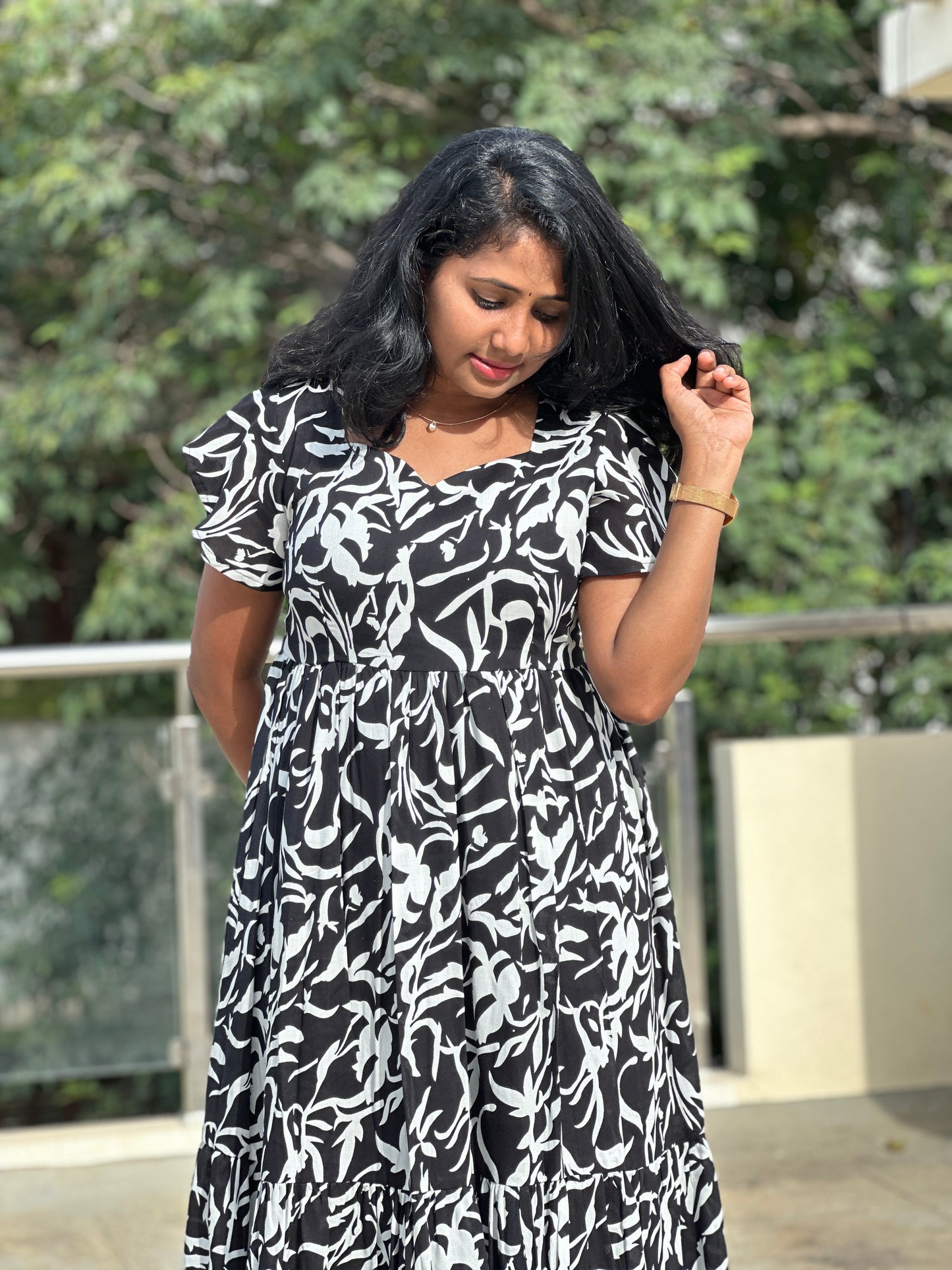 Black Ice Maxi Dress