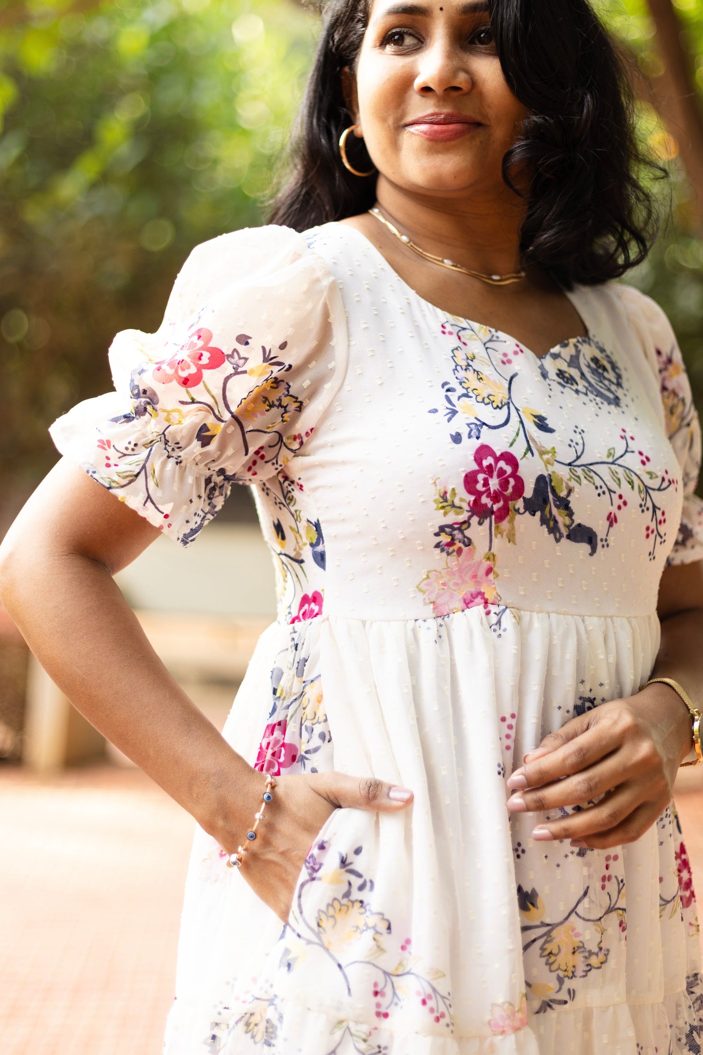 Lily Dreams 3 Tiered Georgette Dress