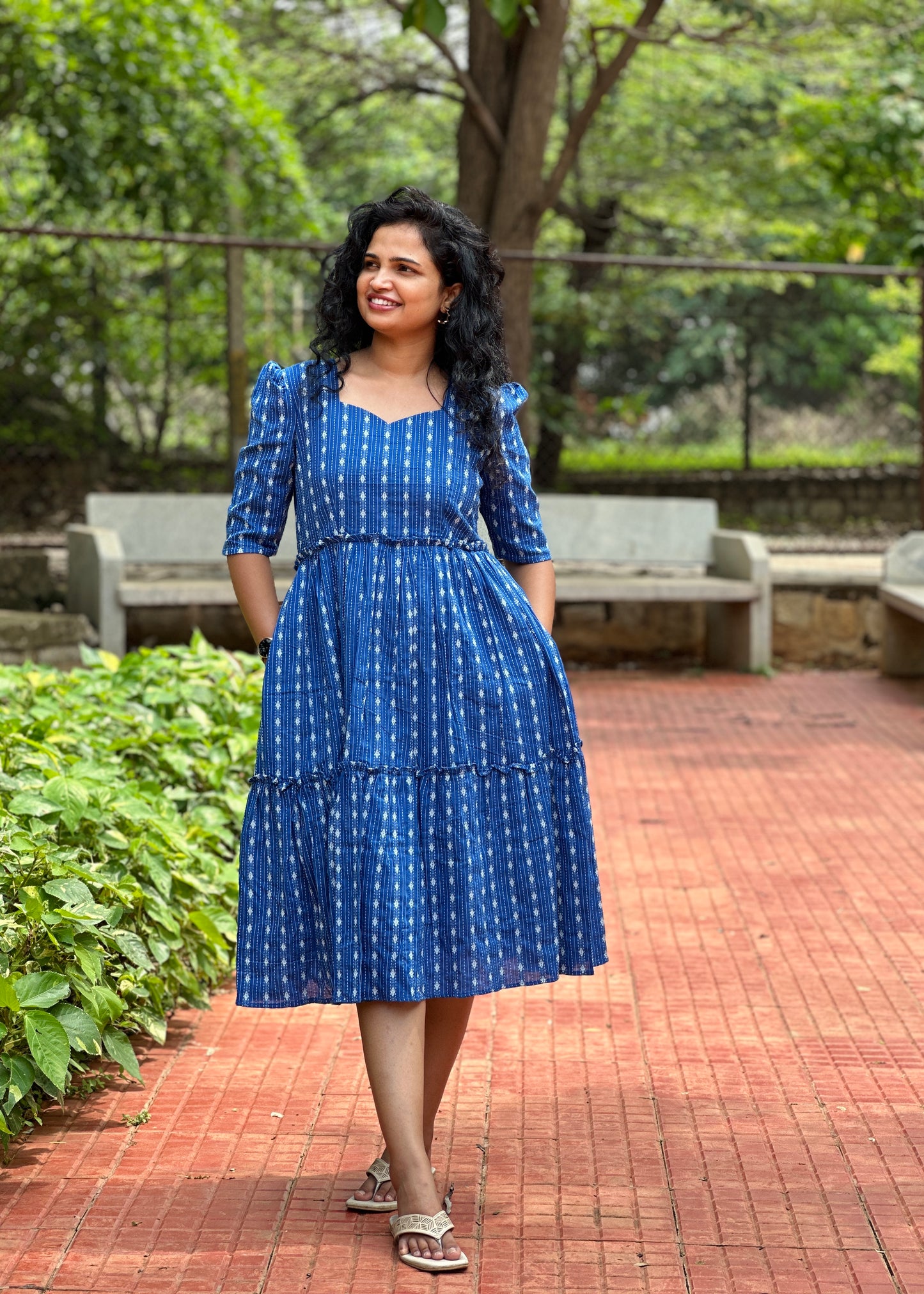 Bluebell Cotton Midi dress