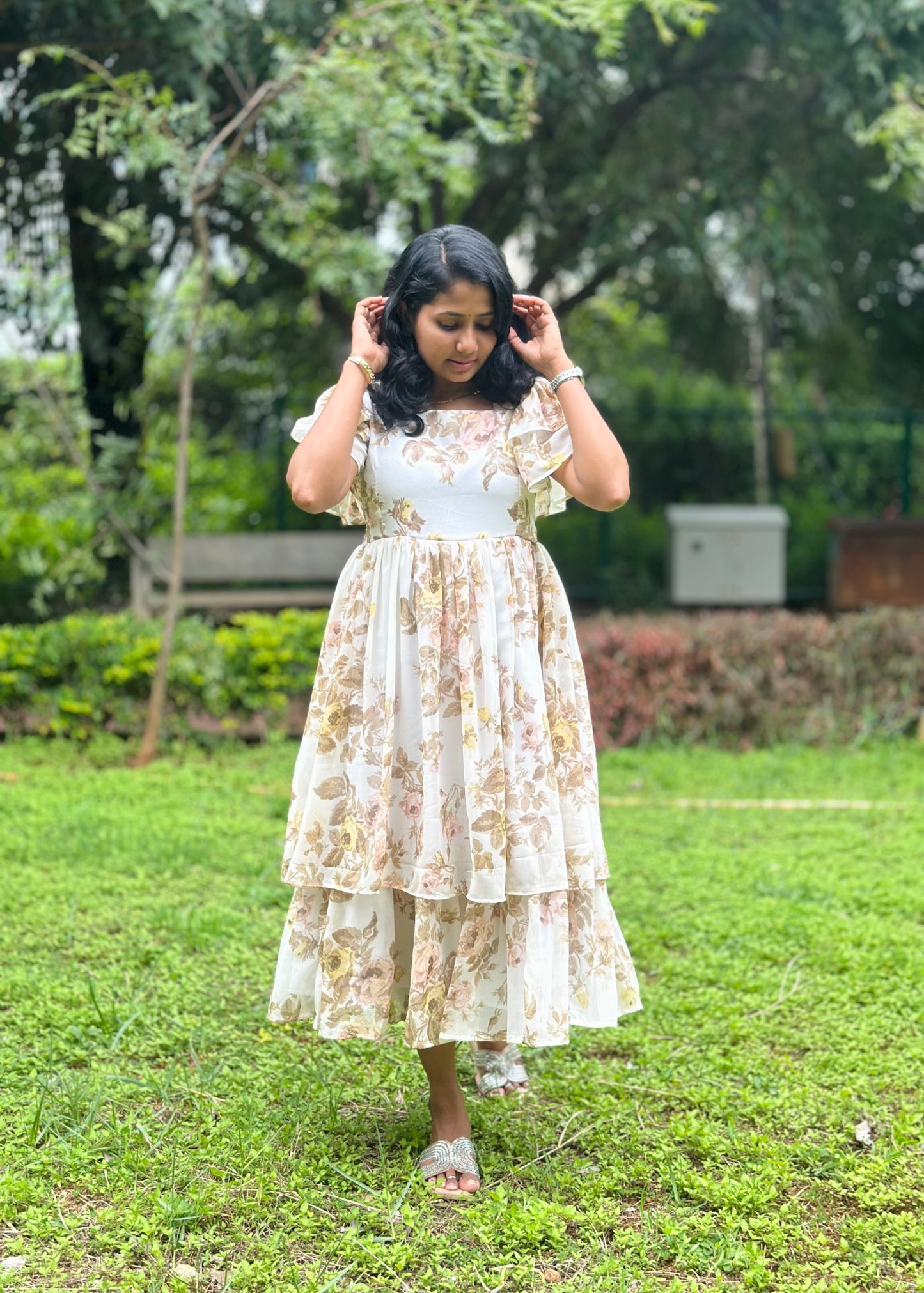 Clara layered dress