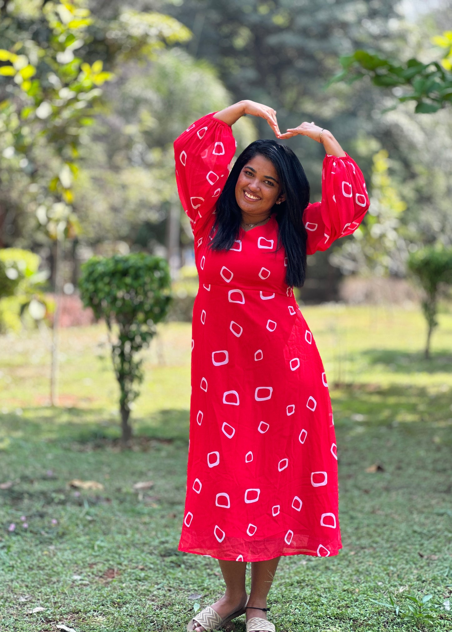 Scarlett A line Midi Dress