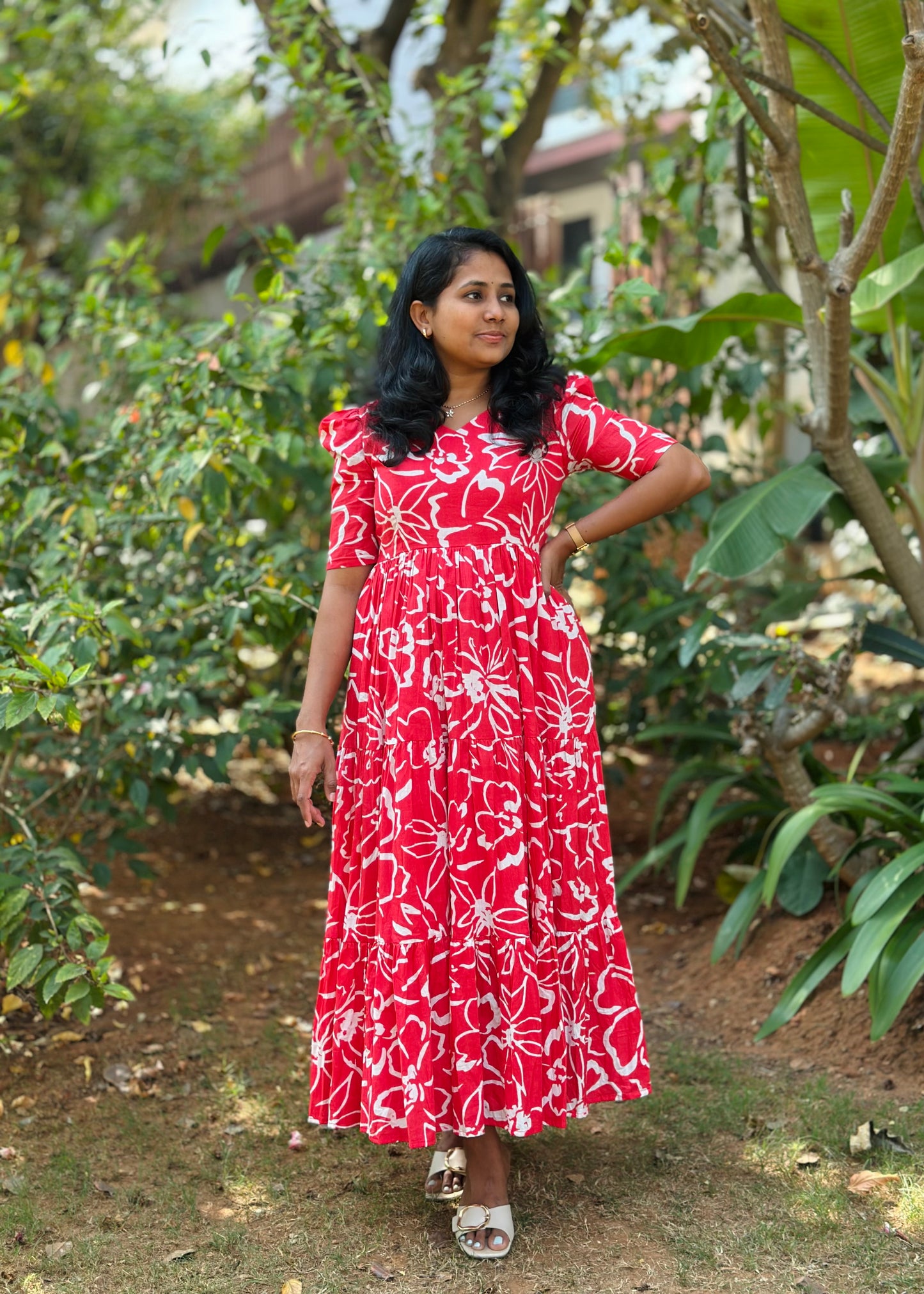 Ruby Bloom Midi Dress