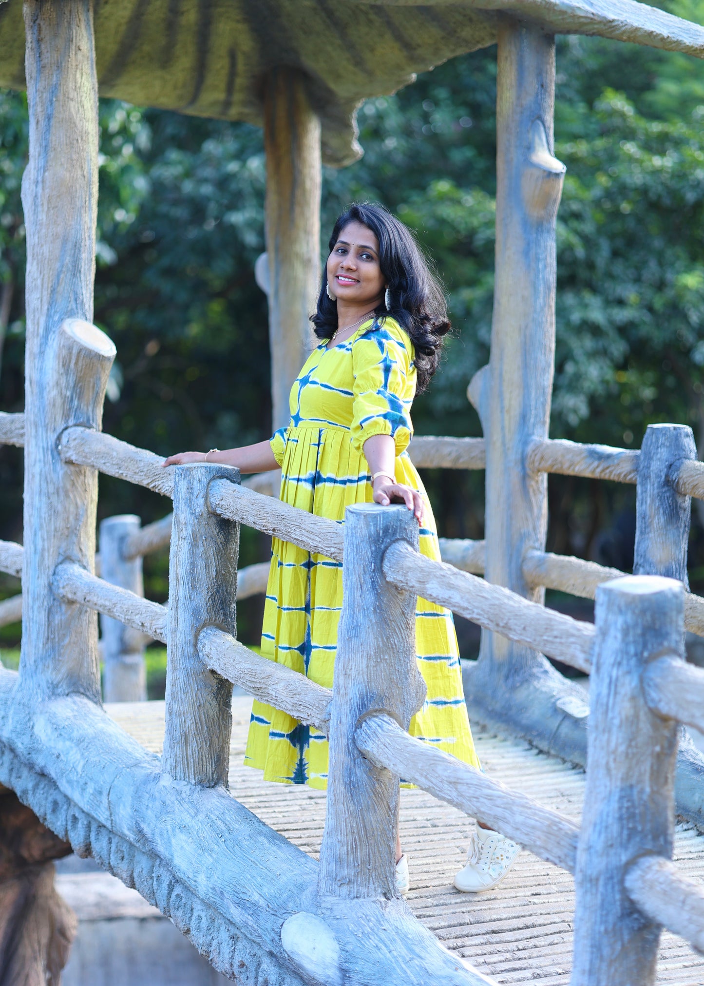 Amber Waves Midi Dress