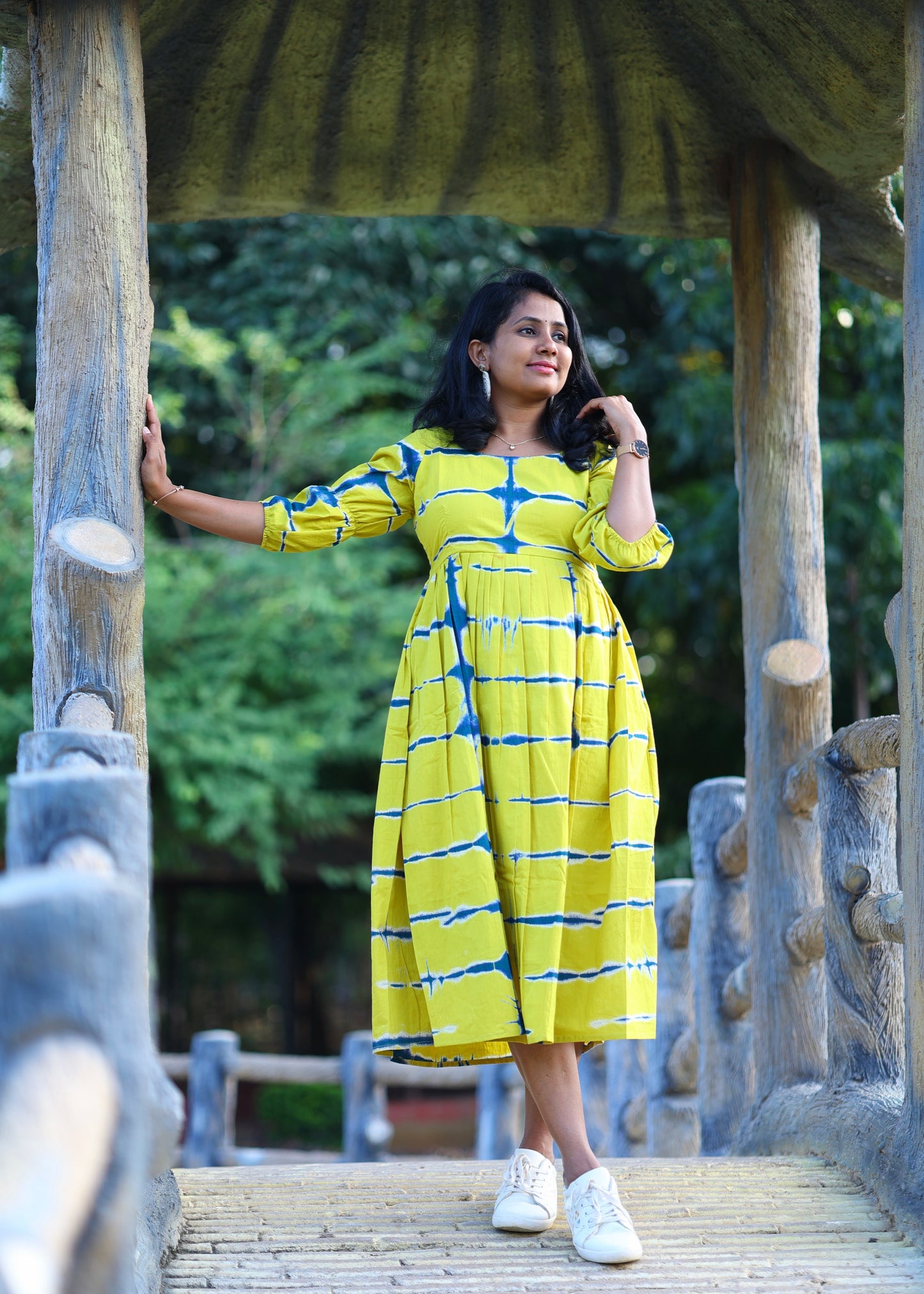 Amber Waves Midi Dress