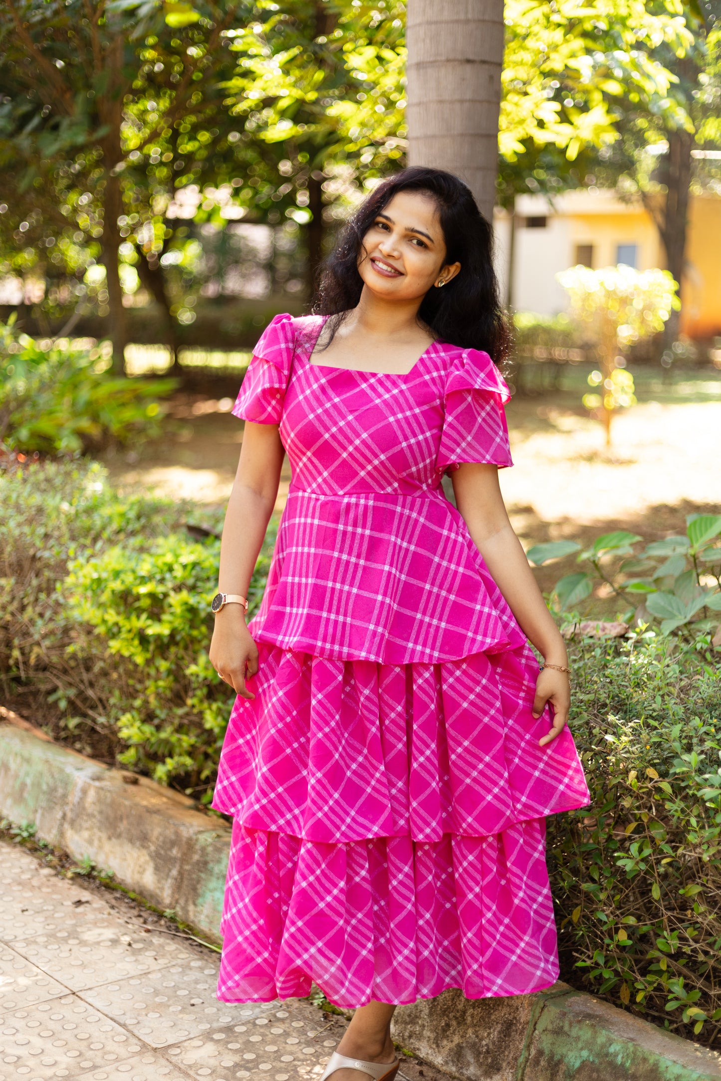 Blush Layered Dress