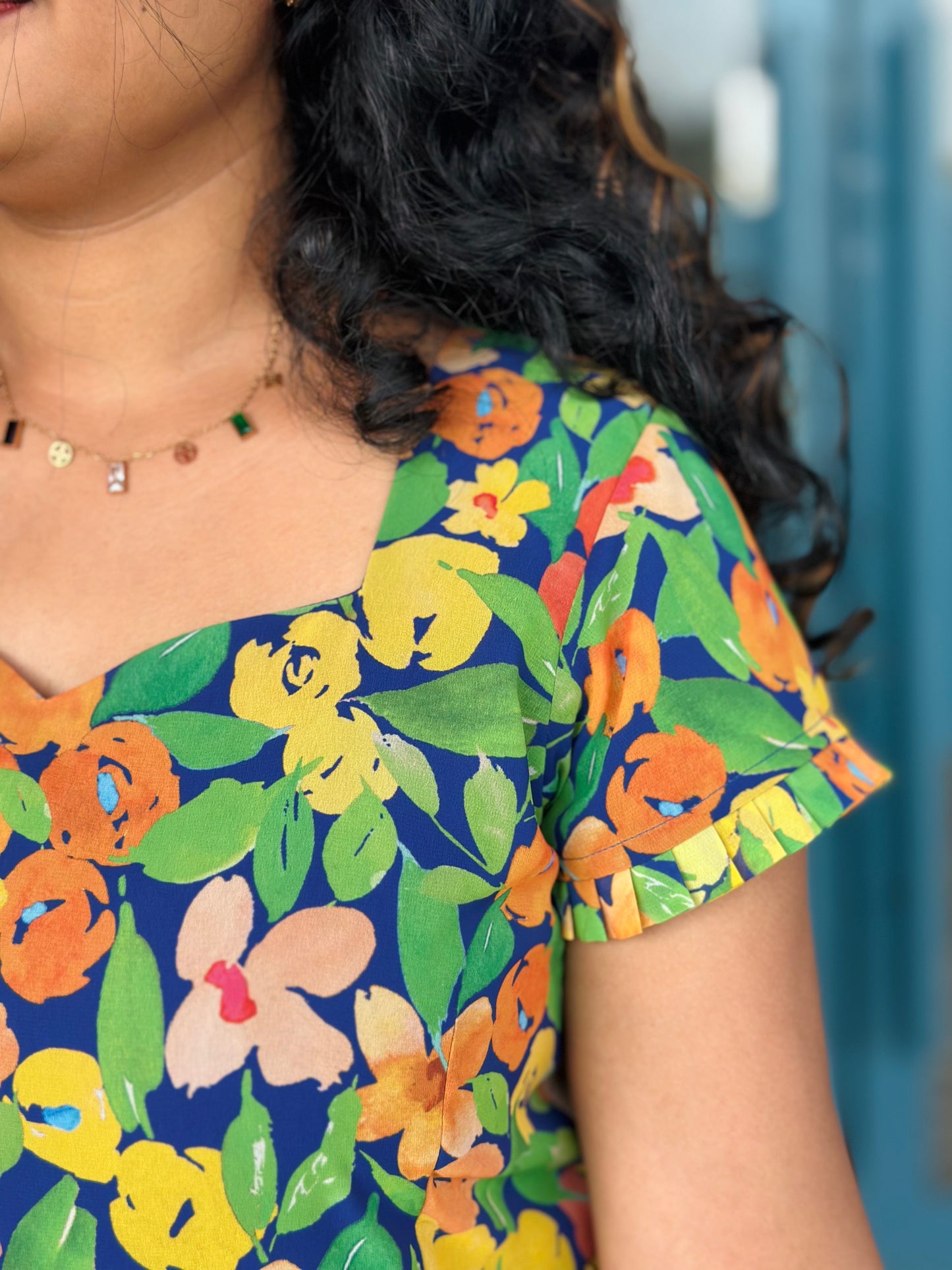 Carnival Layered Midi Dress