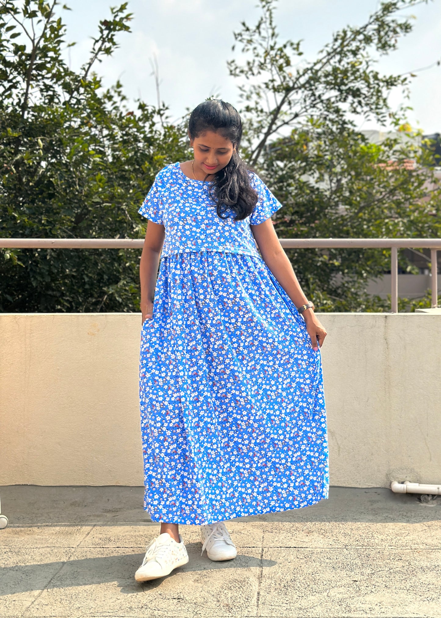 Sky Blue Maternity & Feeding Loungewear- M Available