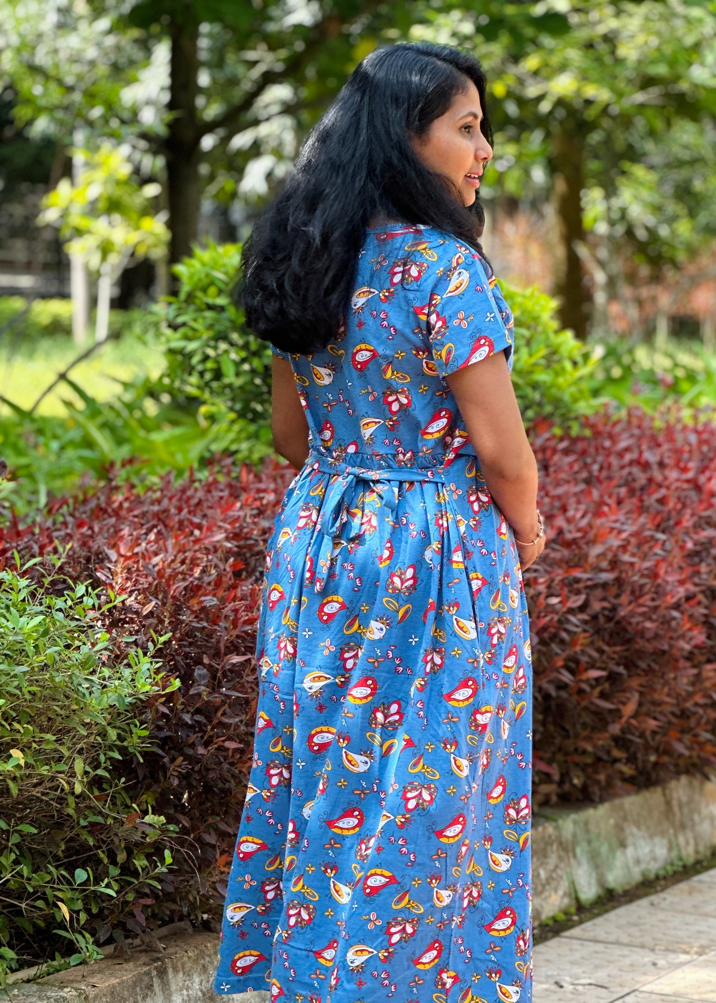 Blue tweets Maternity & Feeding Loungewear