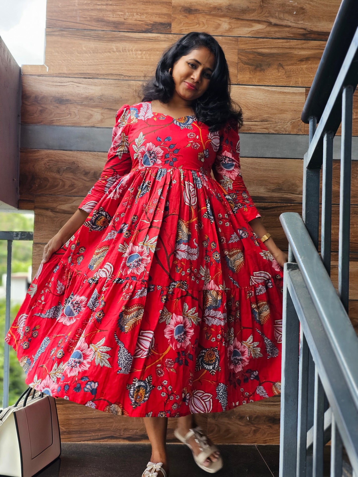 Rohini Cotton Midi Dress