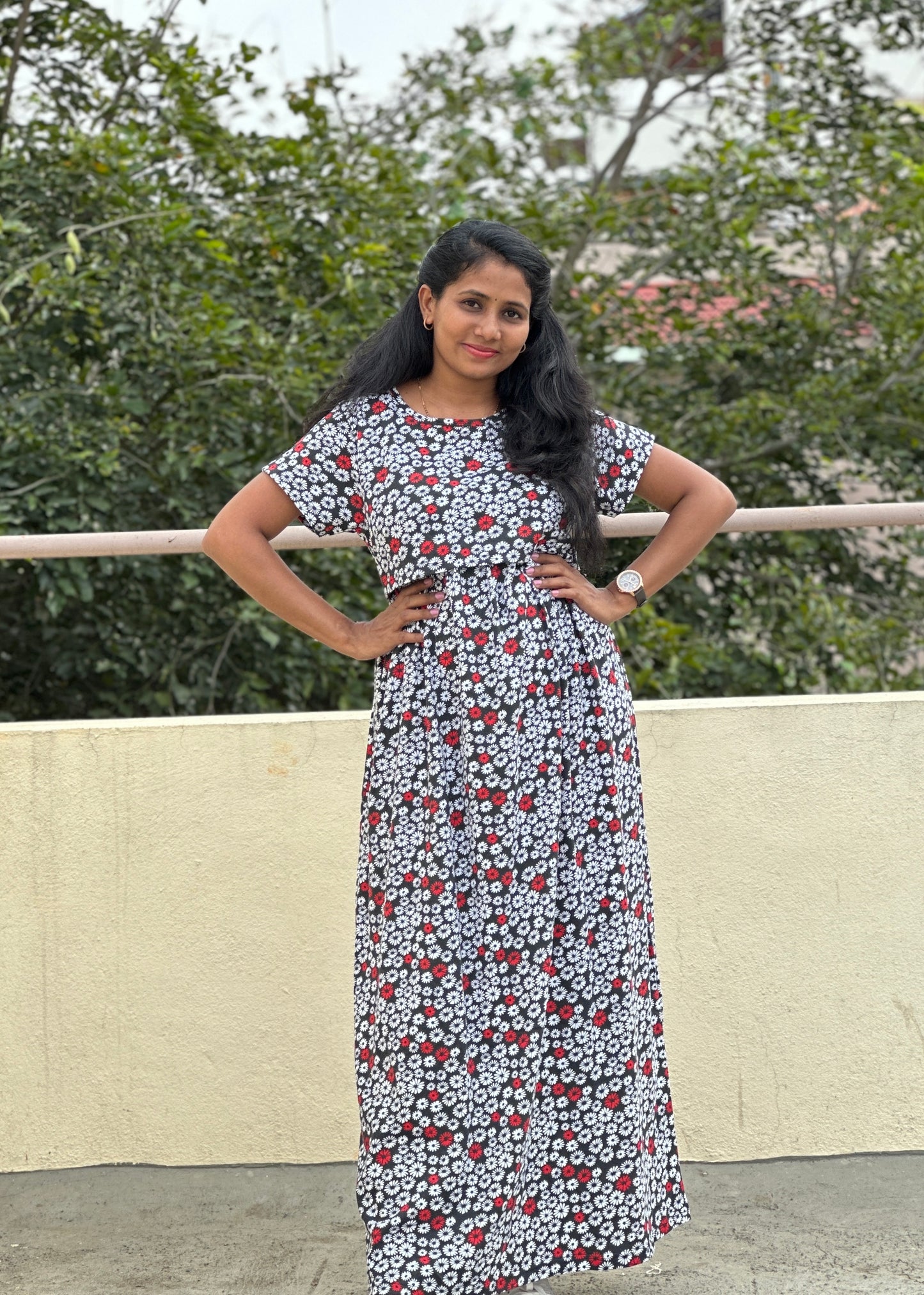Black Full length Maternity & Feeding Loungewear-M Available
