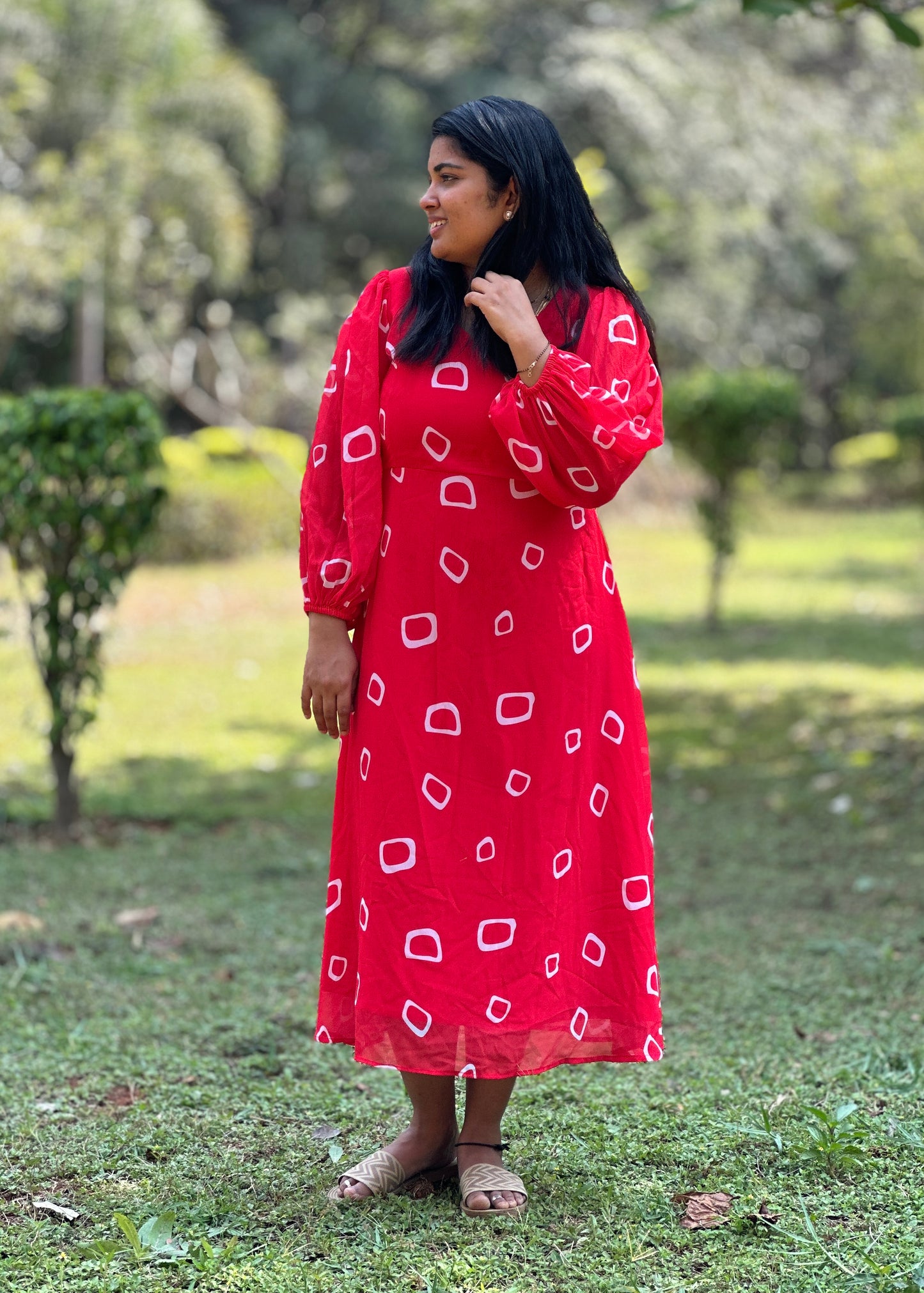 Scarlett A line Midi Dress