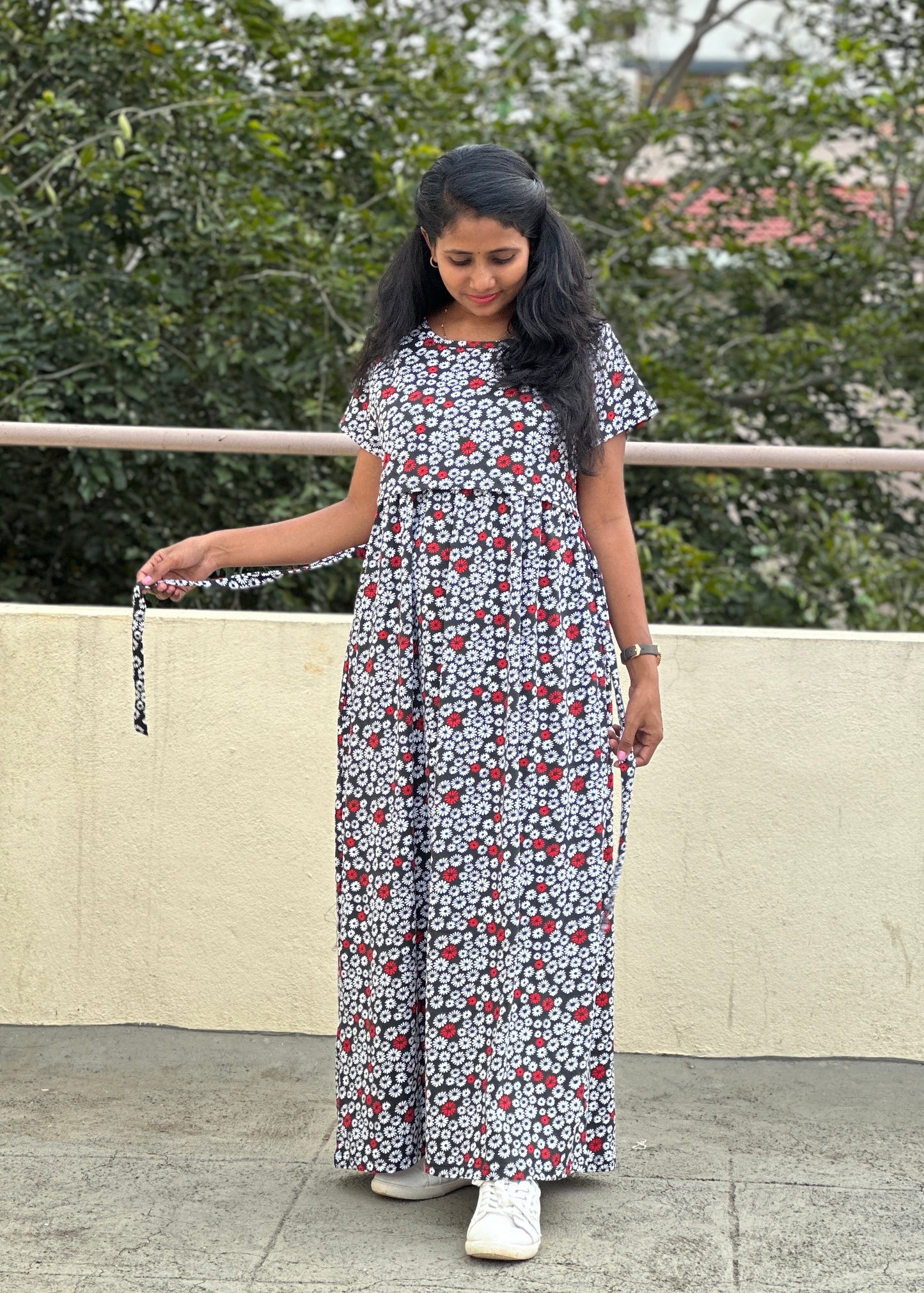 Black Full length Maternity & Feeding Loungewear-M Available