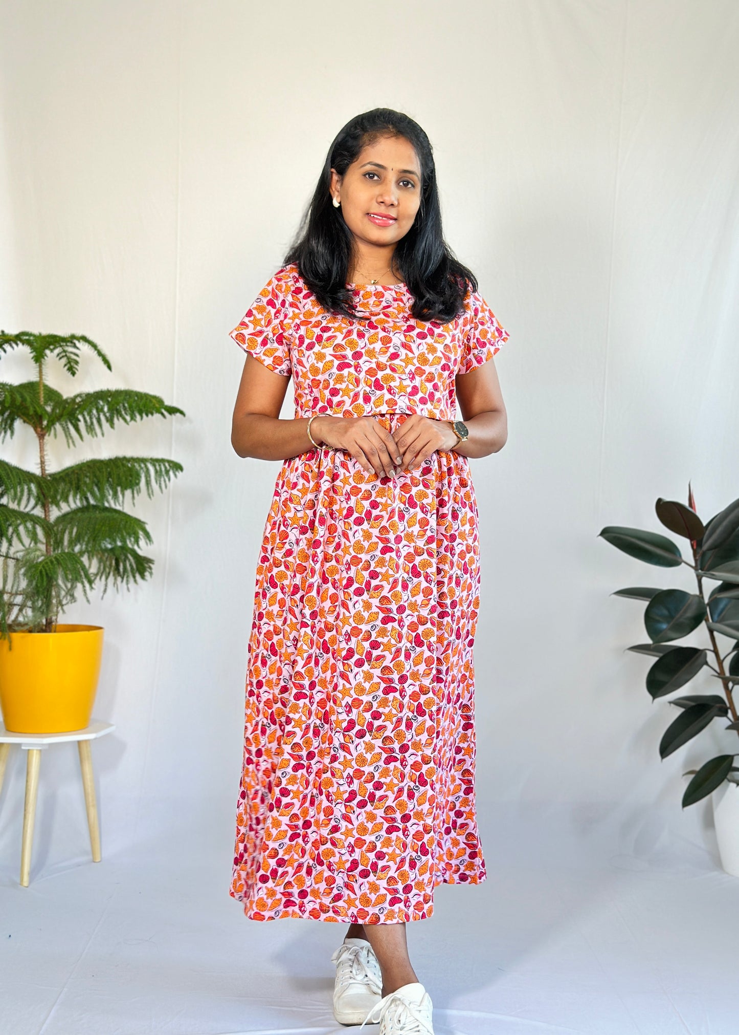Shell Printed Maternity & Feeding Loungewear