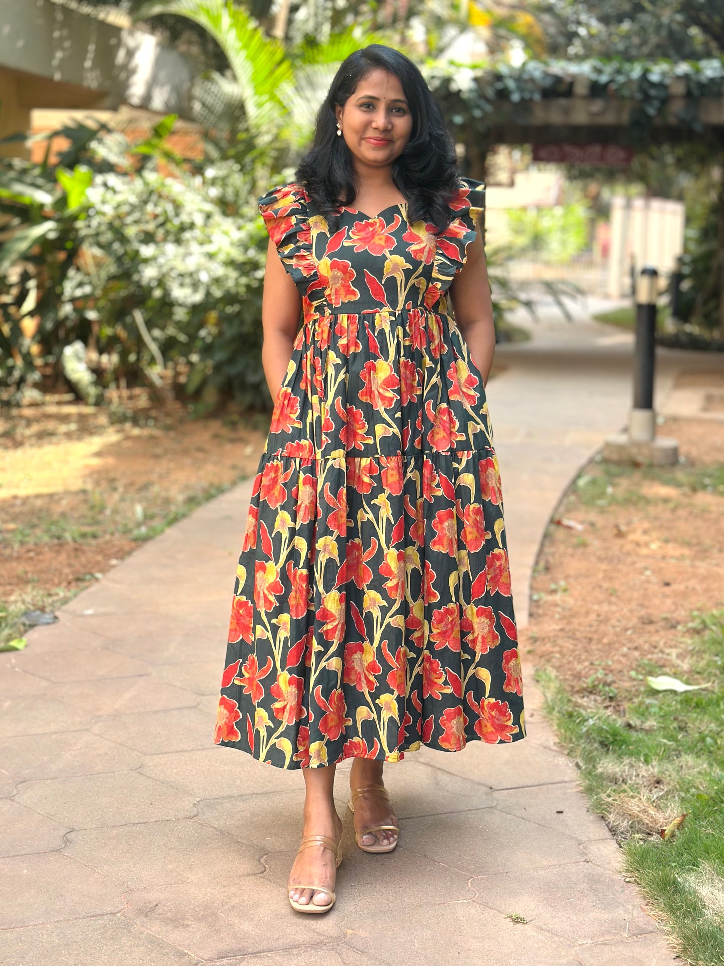 Marina Cotton Midi Dress