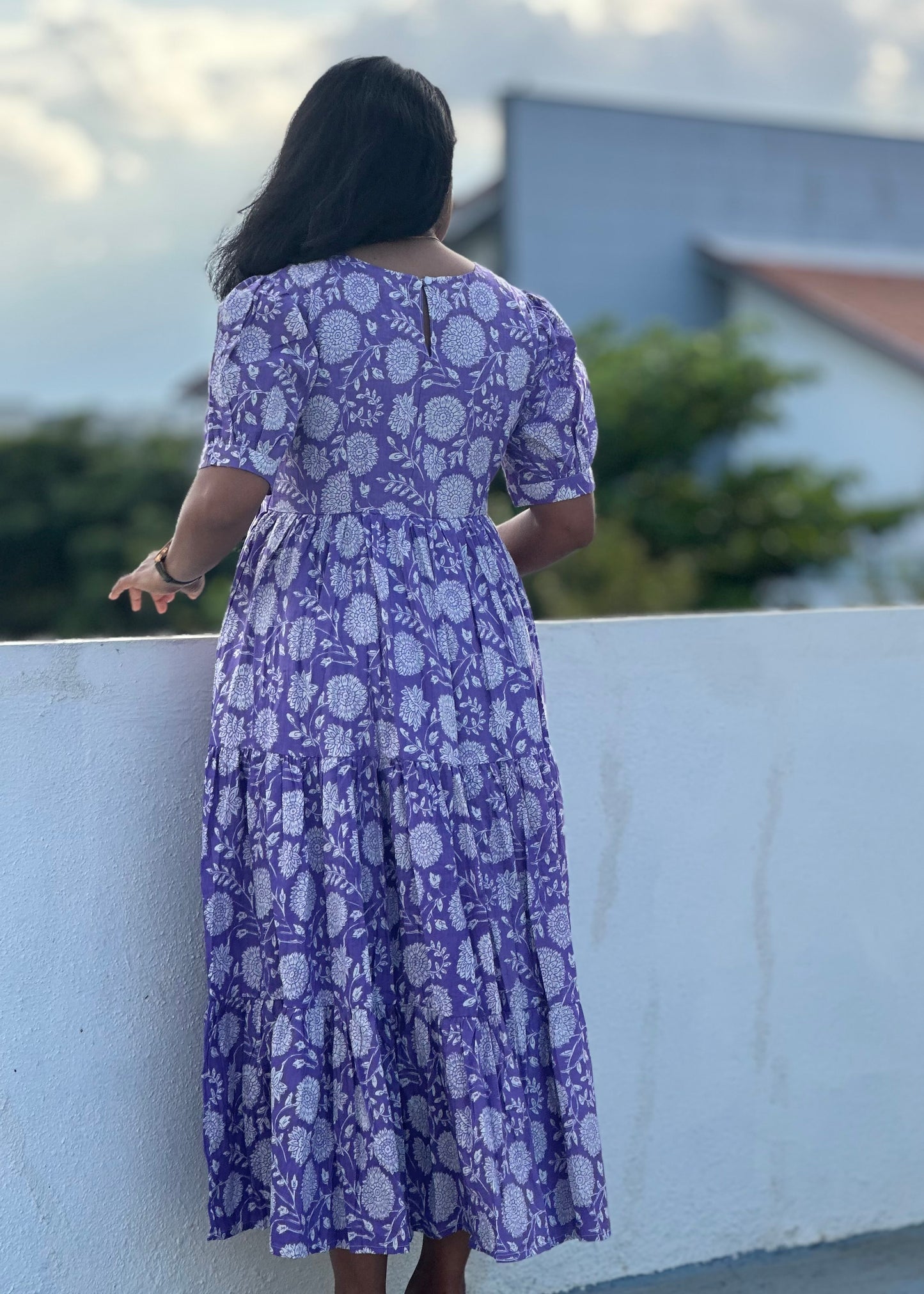 Nisarga 3 tier dress-Immediate Dispatch