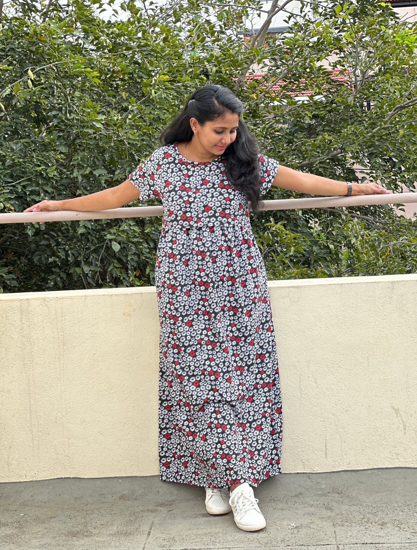 Black Full length Maternity & Feeding Loungewear-M Available