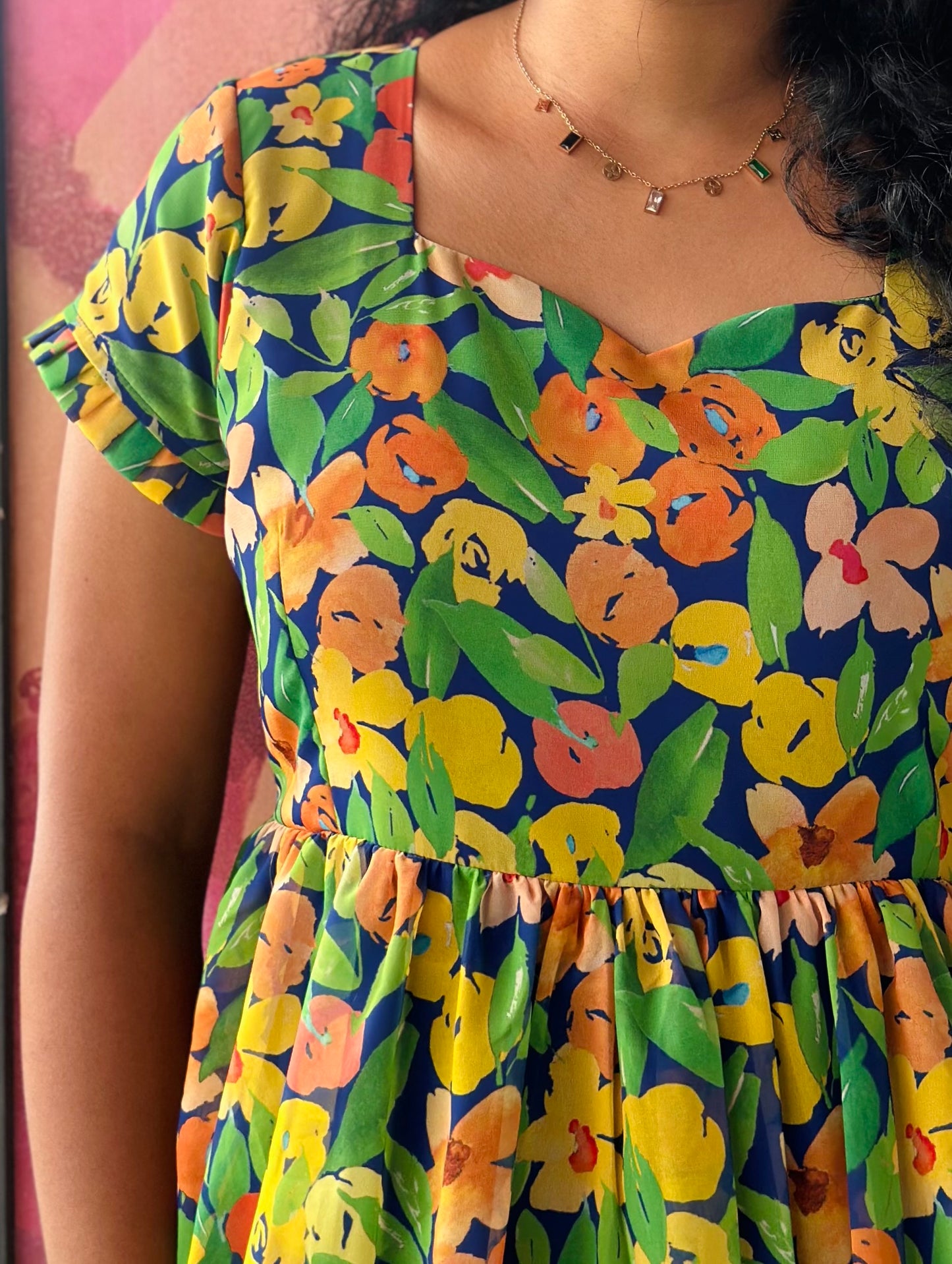 Carnival Layered Midi Dress