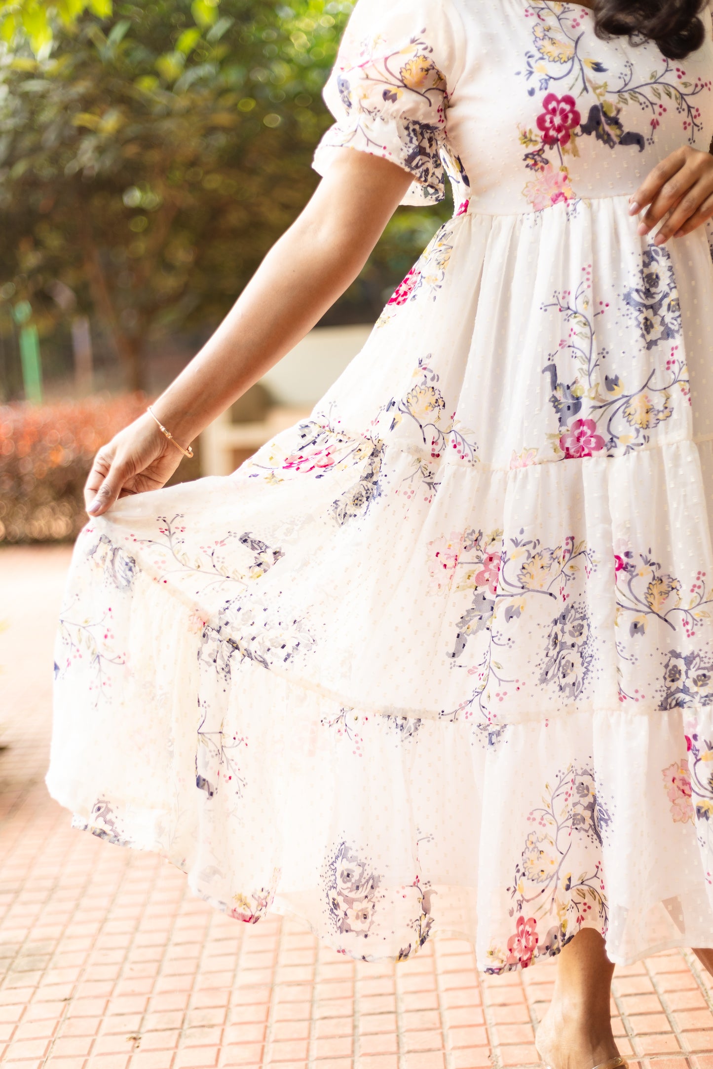 Lily Dreams 3 Tiered Georgette Dress