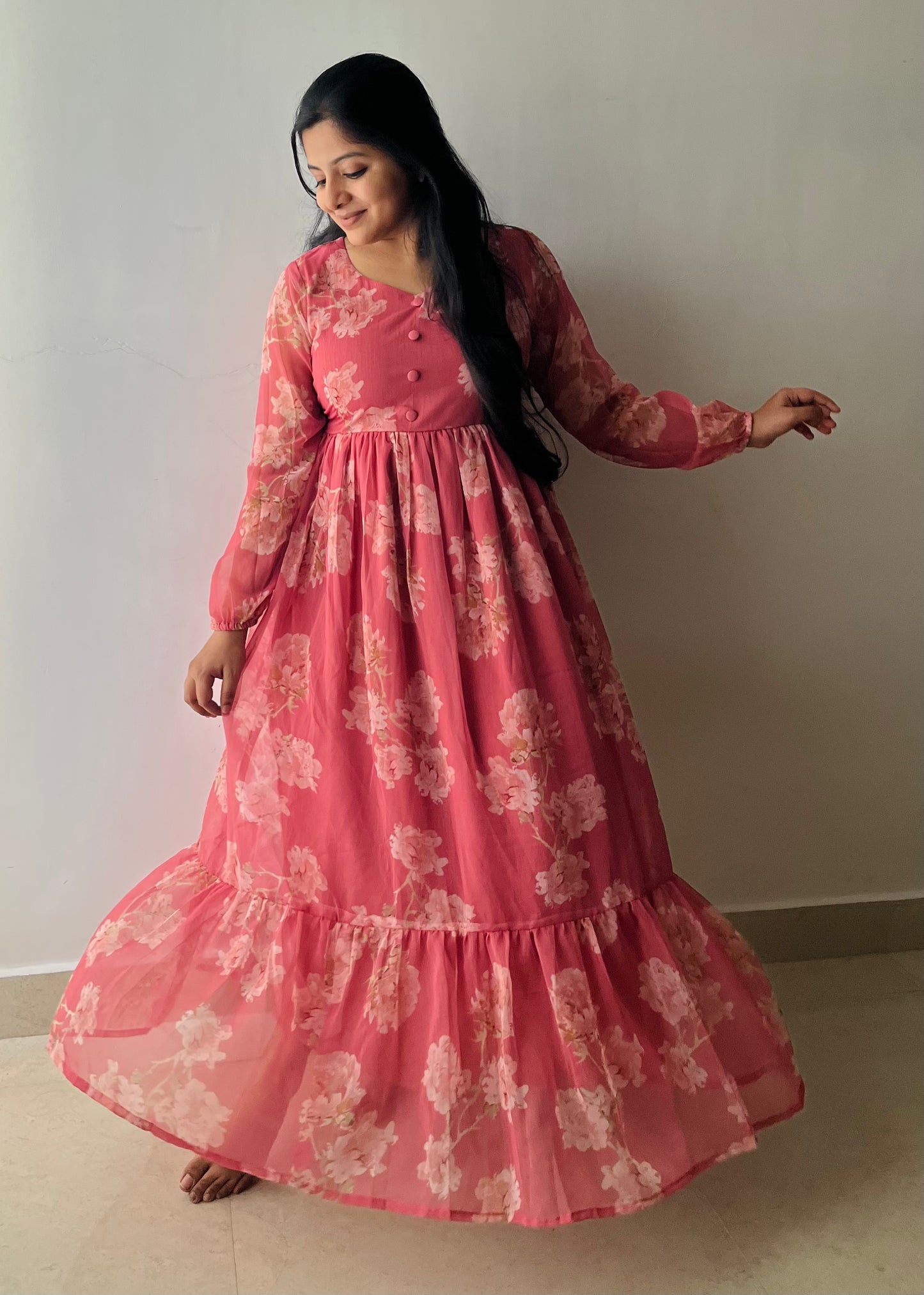 Sharvani – Chiffon Floral Maxi