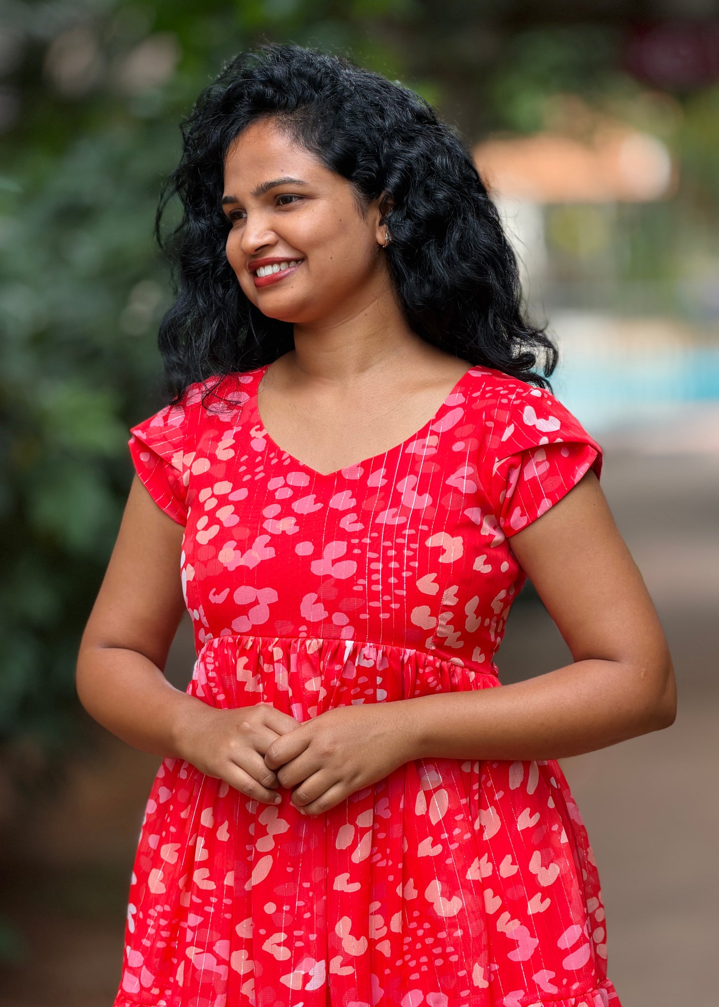 Love Bloom Georgette Dress