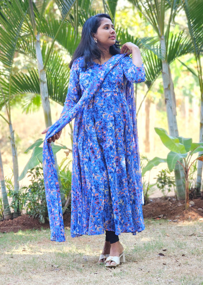 Reena Floral Print Anarkali
