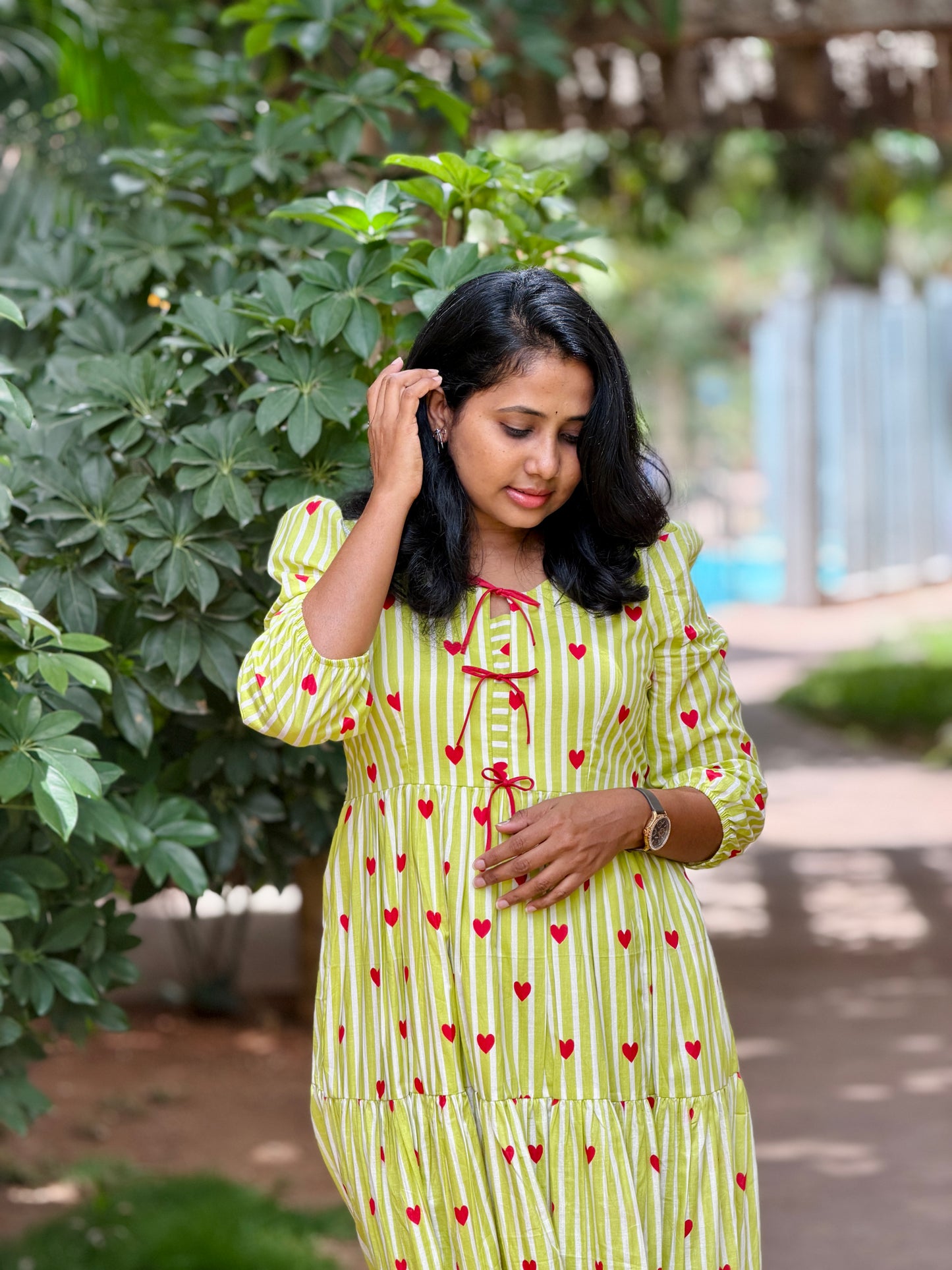Lovella Cotton Tier Dress