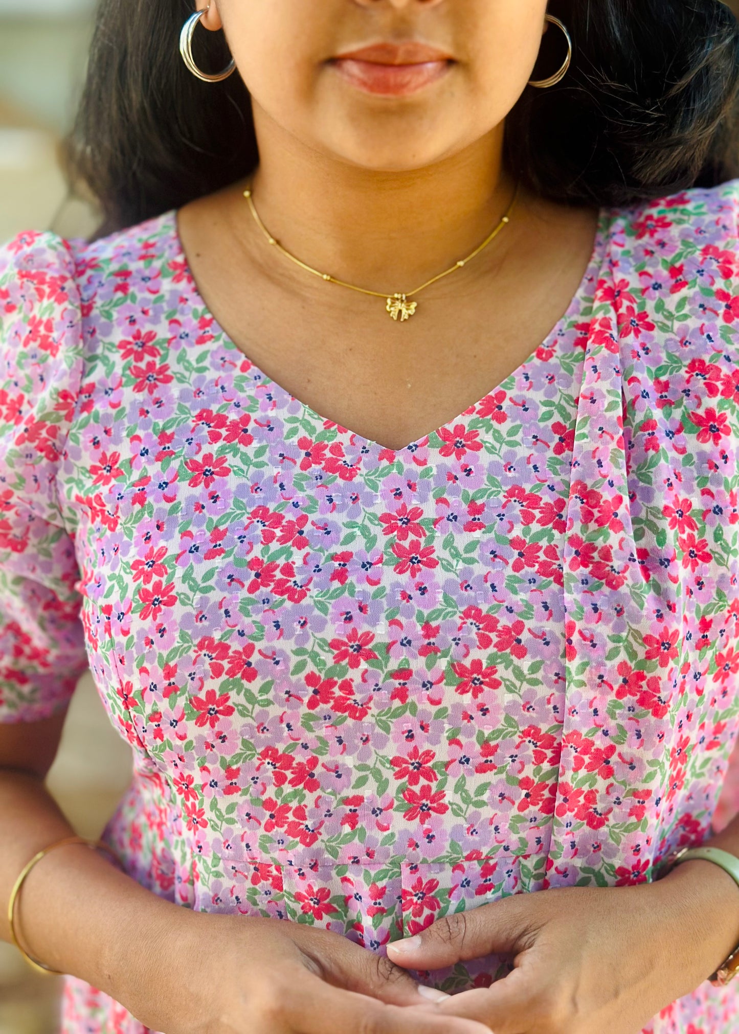 Aabha Floral Print Anarkali