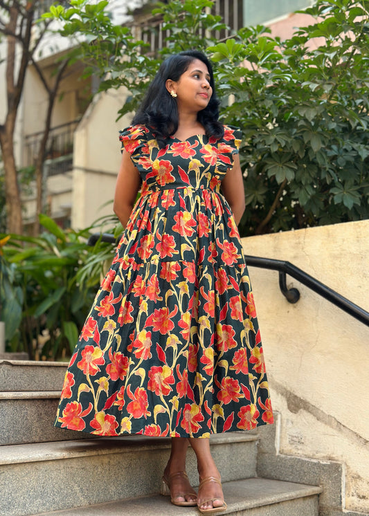 Marina Cotton Midi Dress