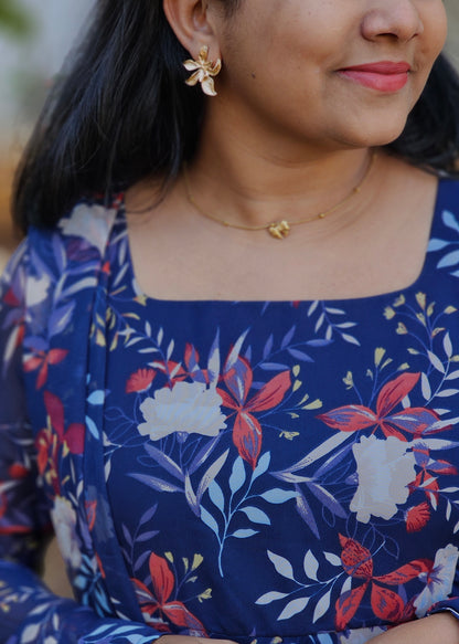 Neelanjali Floral Print Anarkali