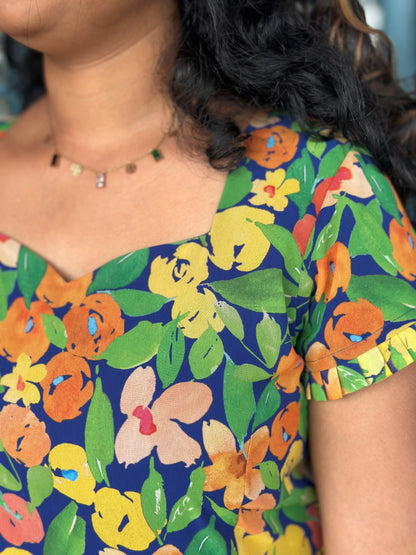Carnival Layered Midi Dress