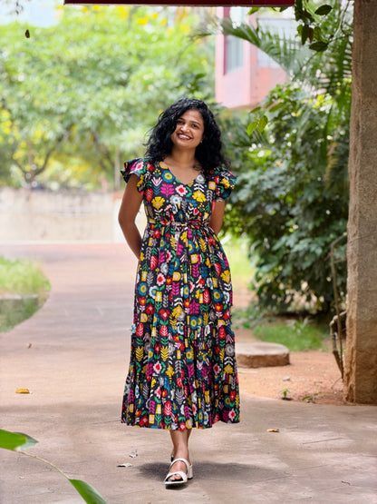 Juno Cotton Tier Dress