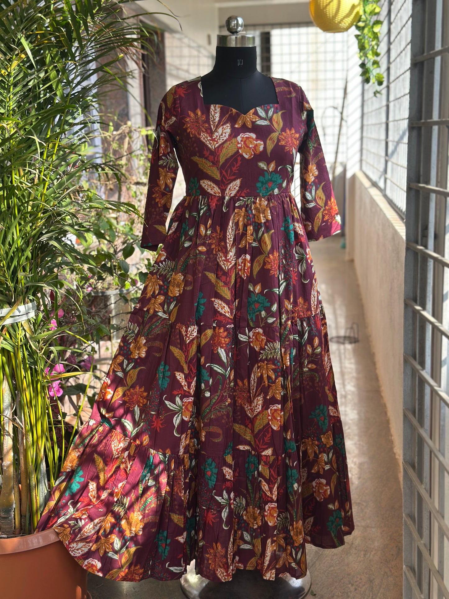 Mithuna Cotton Maxi Dress