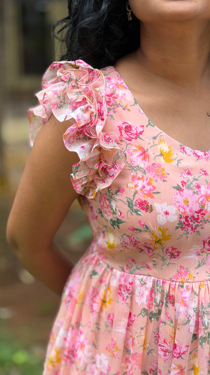 Estelle Bloom Midi Dress