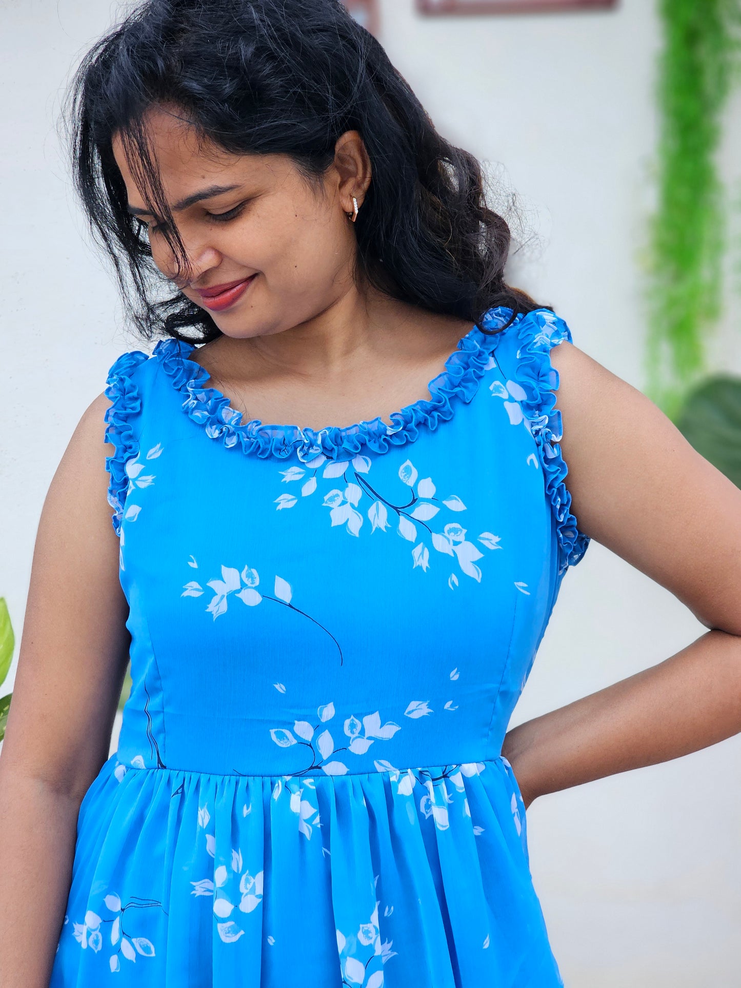 Skyblue dress