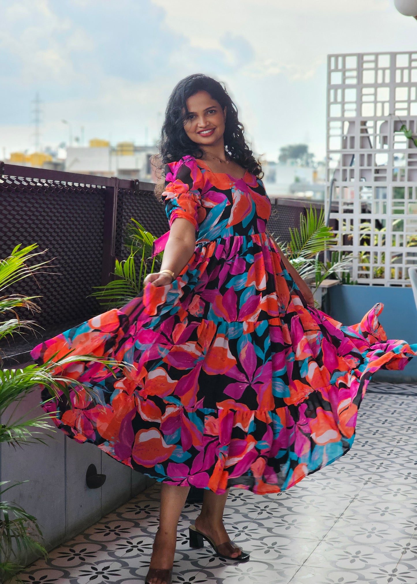 Aurora Midi Dress