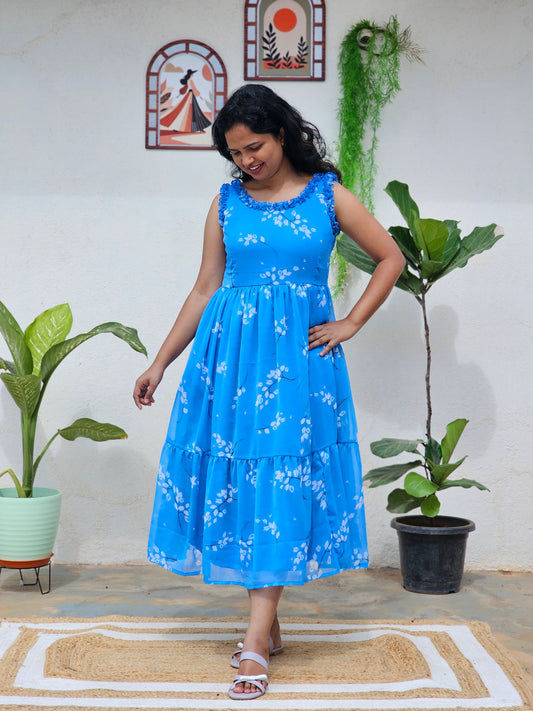 Skyblue dress