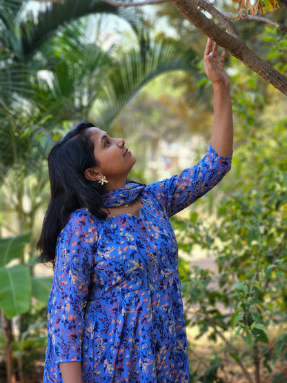 Reena Floral Print Anarkali