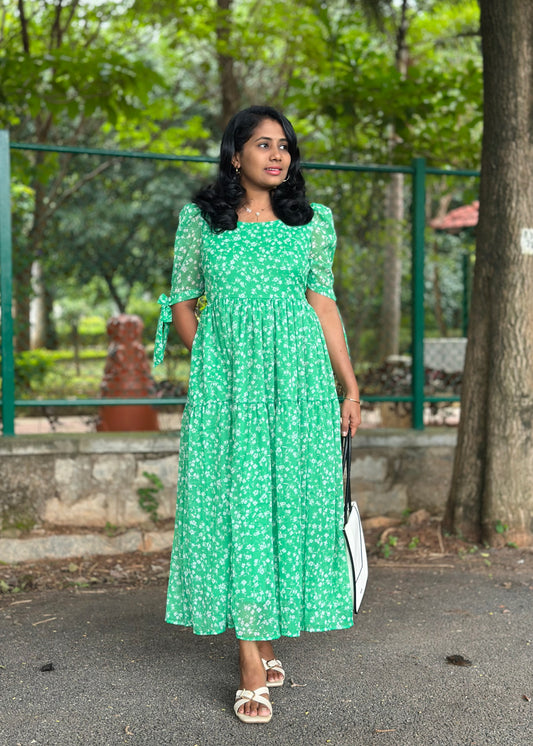 Mint Melody 2 tier dress