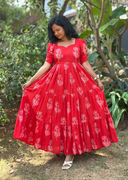 Anvika Floral Maxi dress