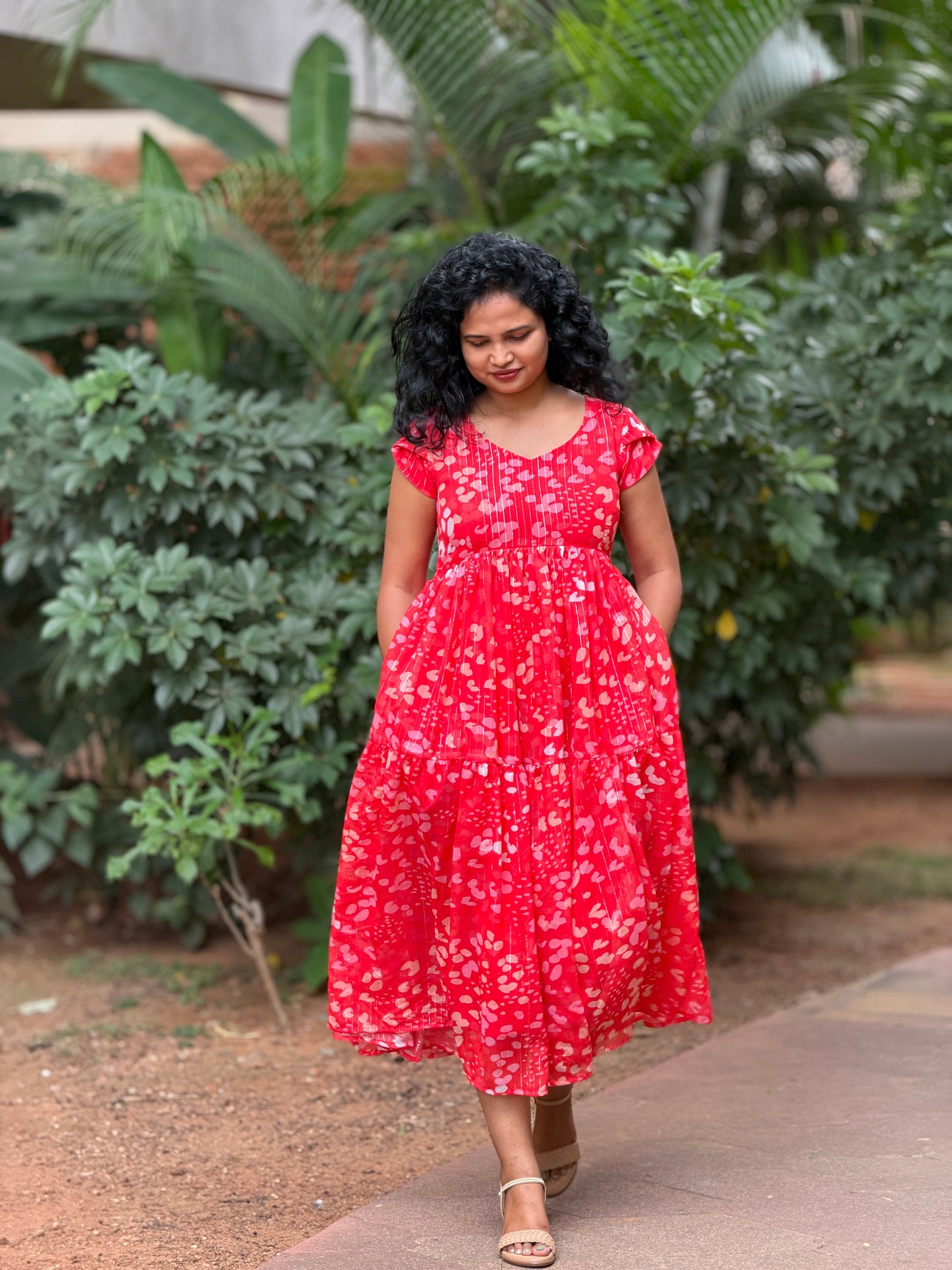 Love Bloom Georgette Dress