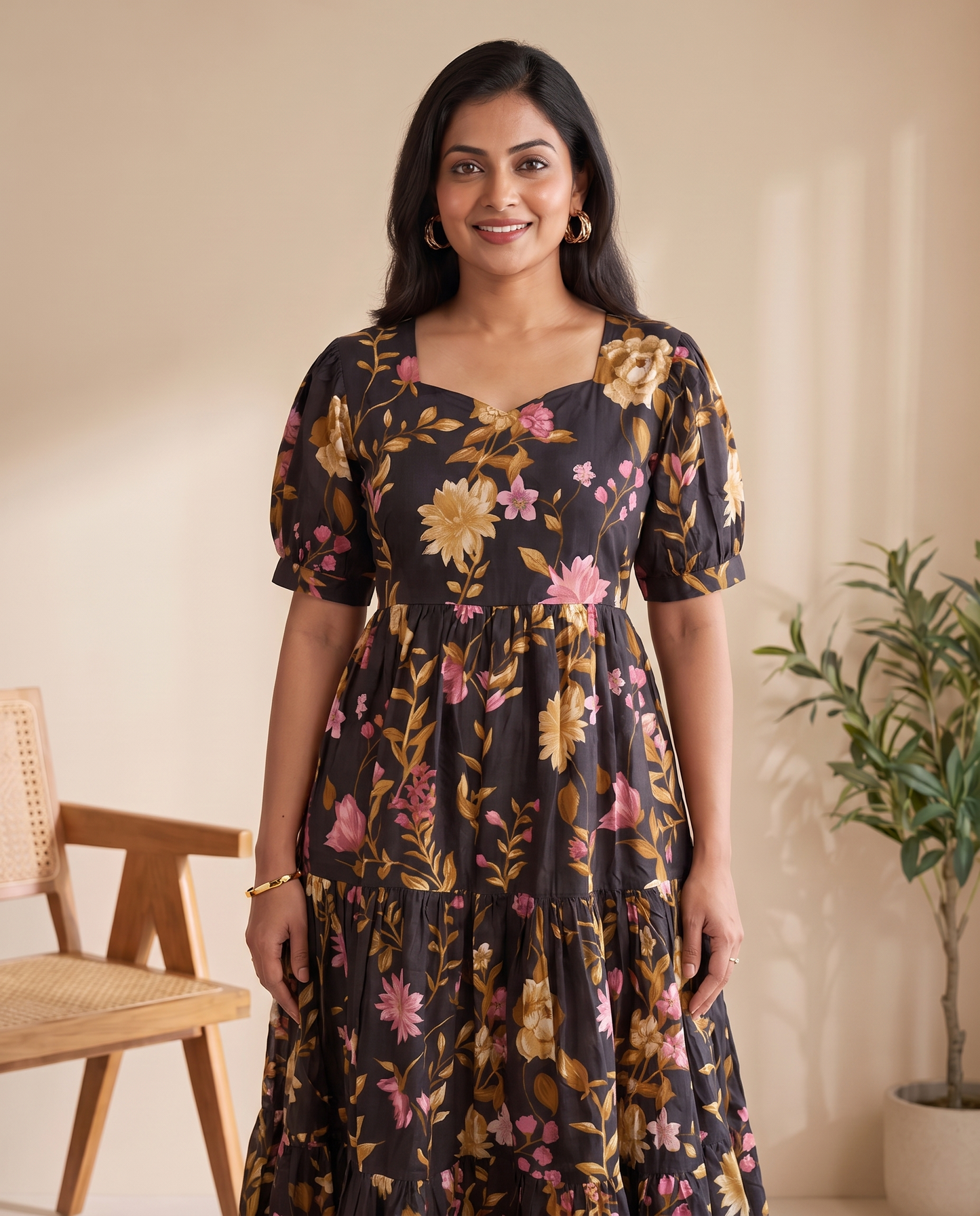 Sorella Cotton Tiered Dress